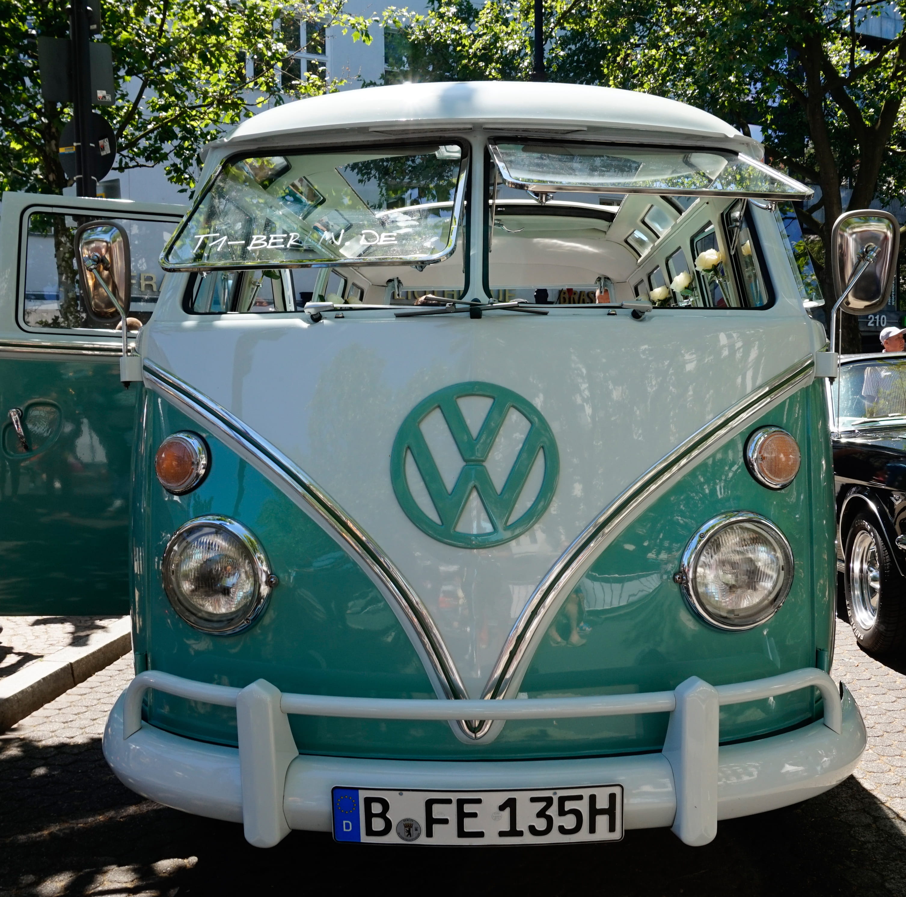 transport system, car, 2K, land vehicle, mode of transportation, no people, day, bulli, oldtimer, outdoors, vw bus, old, automotive, motor vehicle, auto, HD Wallpaper