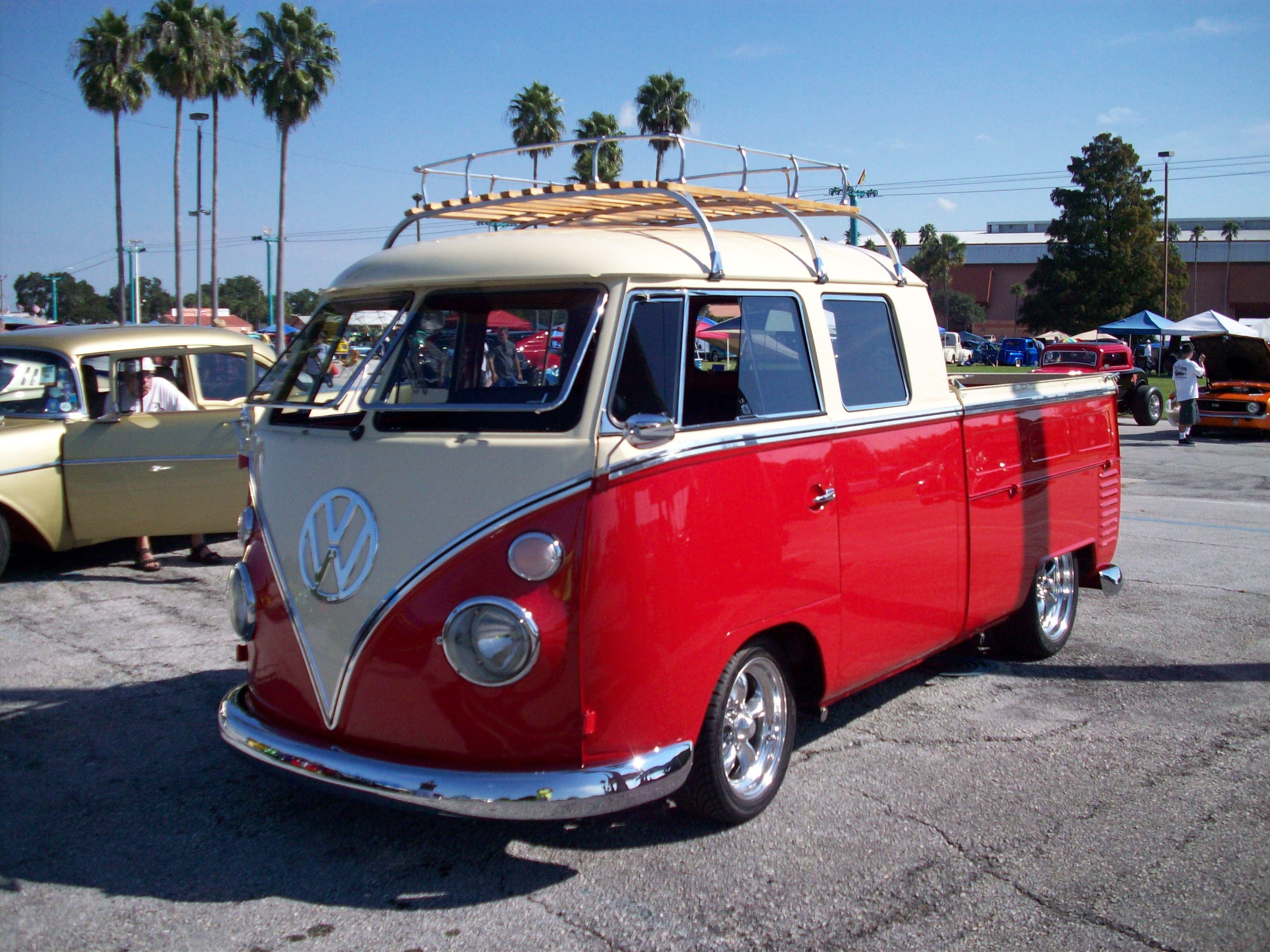 vw, bus, white, pickup, 2K, classic, HD Wallpaper