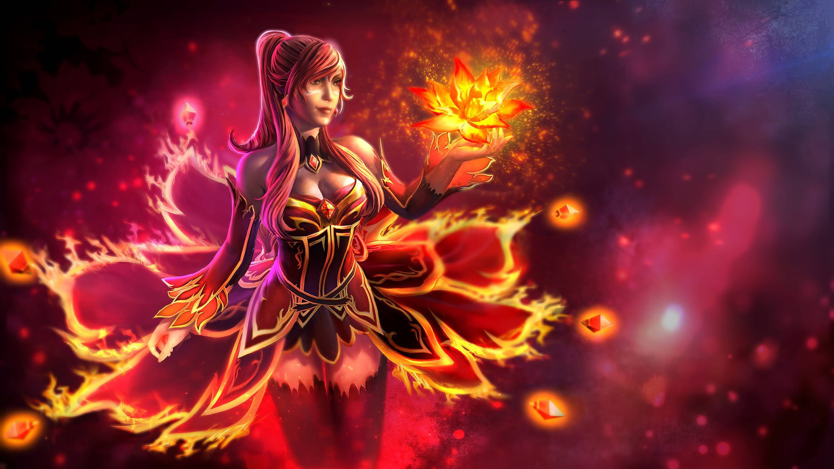 girls, arts culture and entertainment, illuminated, nature, creativity, flower, magic, fantasy, night, dota, outdoors, 2K, wariors, mystery, young adult, HD Wallpaper