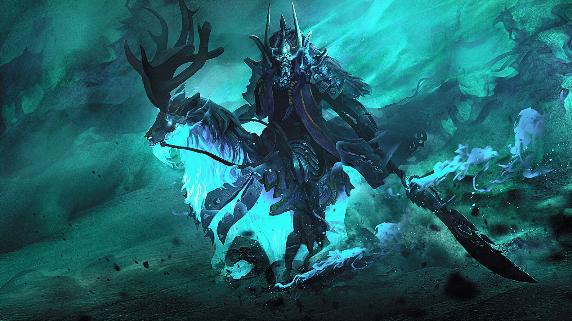 Heroes, video games, animal, large group of animals, sport, dota, animals in the wild, Valve, sword, marine, group of animals, abaddon, Valve Corporation, HD Wallpaper