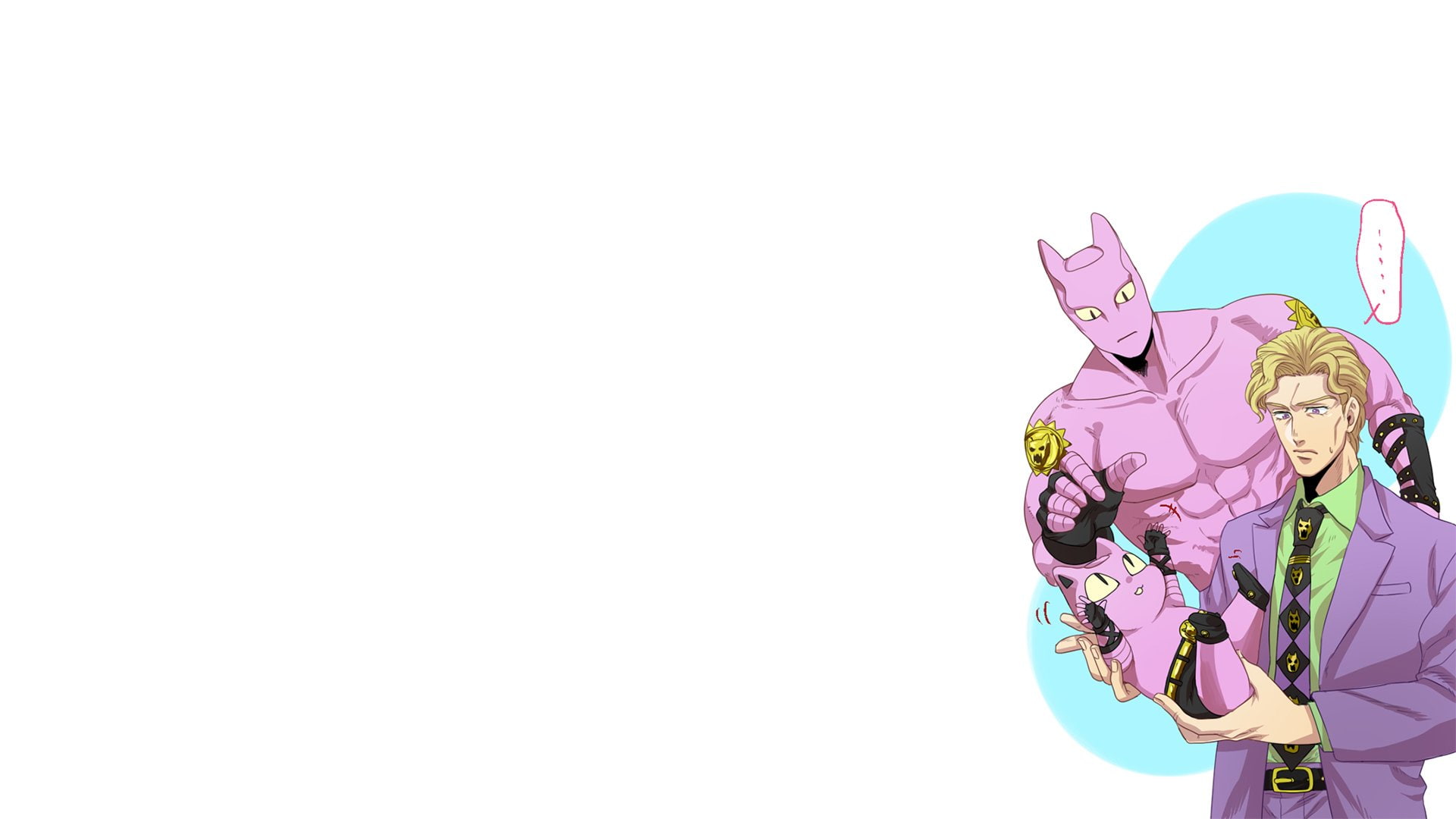 Kira Yoshikage, Killer Queen (Jojos Bizarre Adventure), 1080P, Jojos Bizarre Adventure, Anime, HD Wallpaper