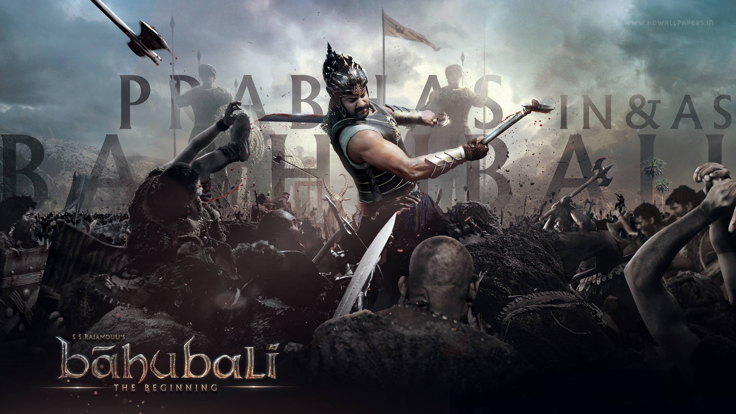 prabhas, 2K, bahubali, HD Wallpaper