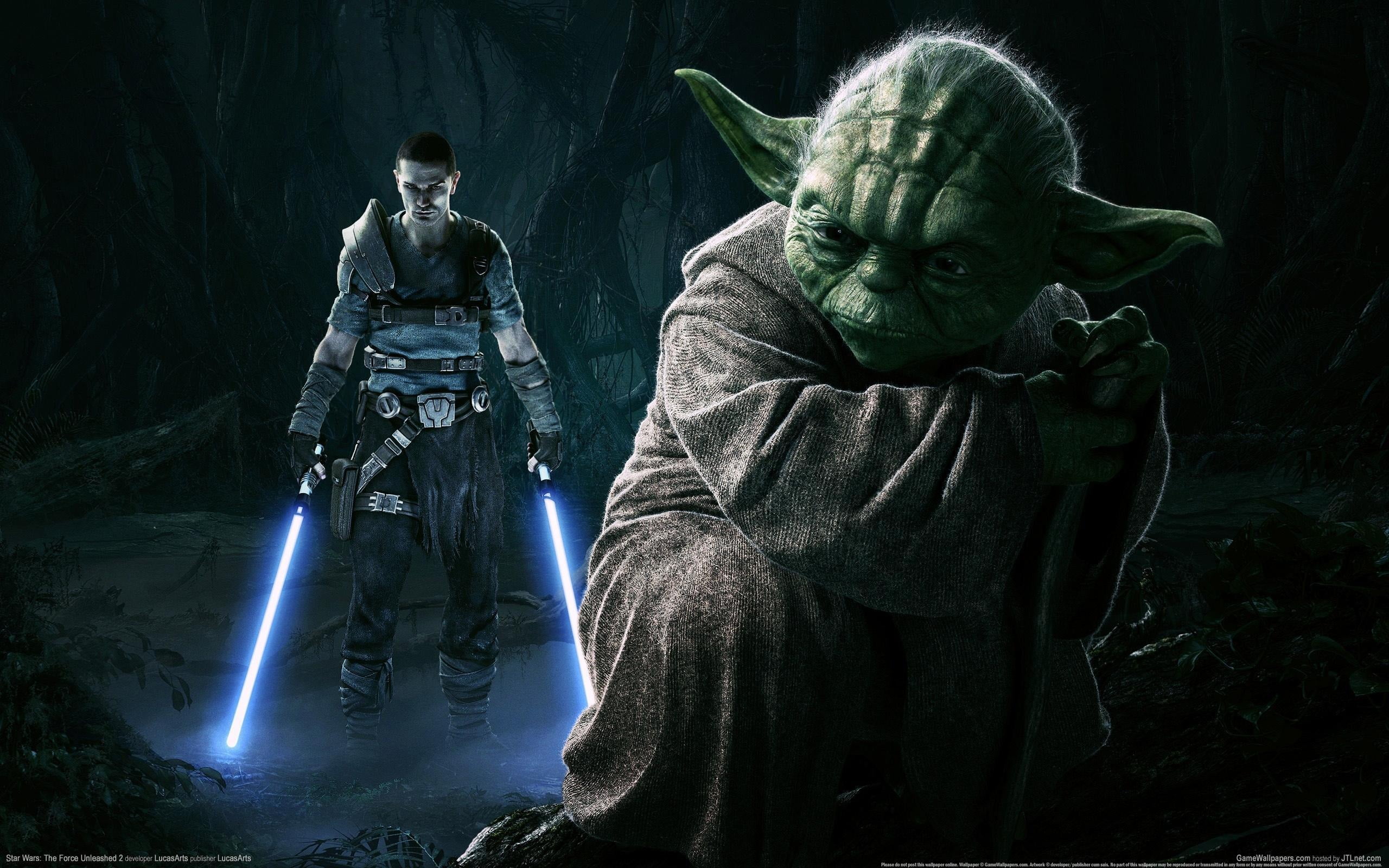 Star Wars, male likeness, nature, The Force Unleashed 2, forest, Iodine, night, spooky, adult, mystery, representation, star, evil, horror, wars, fantasy, HD Wallpaper