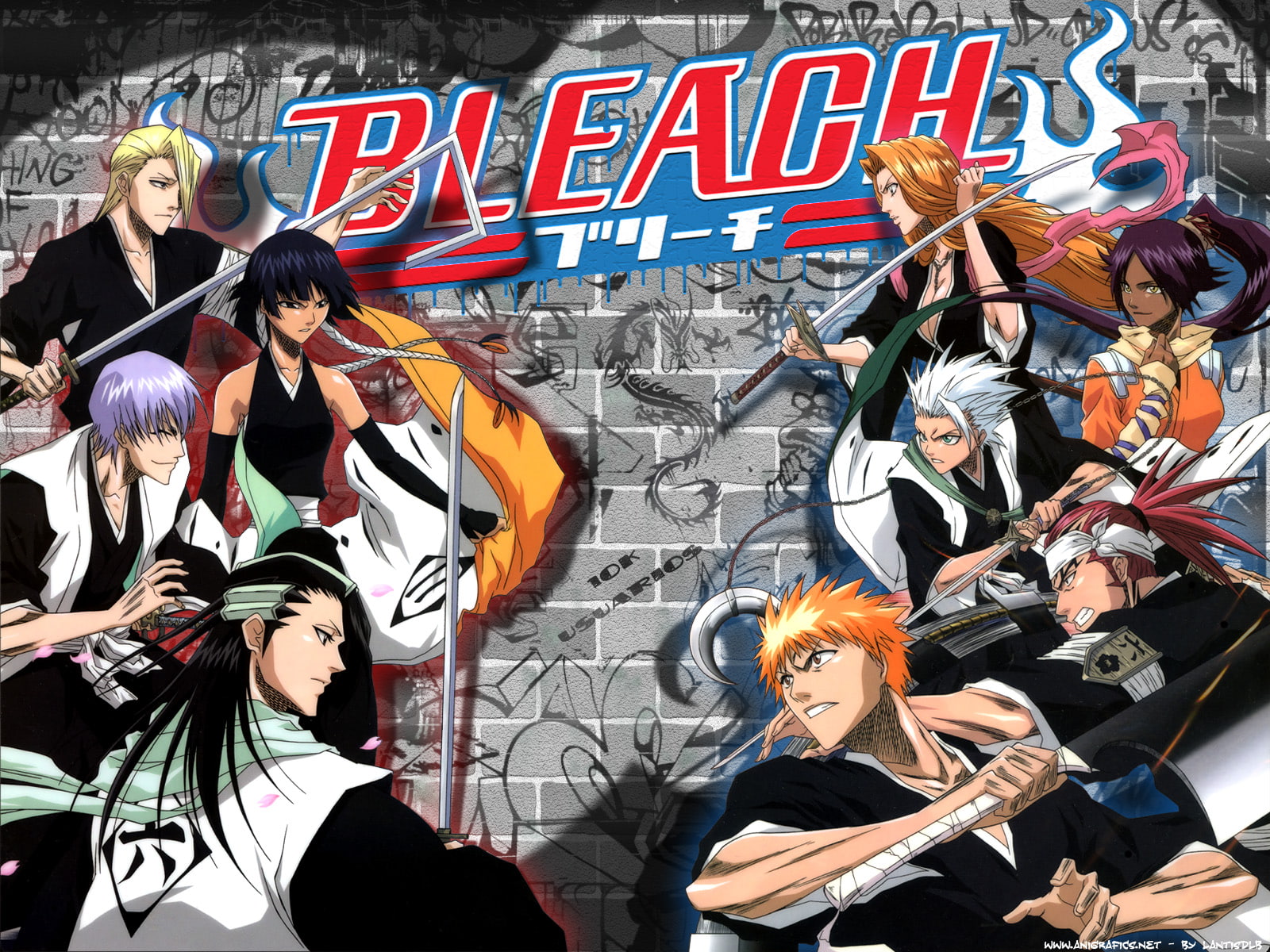Izuru Kira, 720P, Gin Ichimaru, Yoruichi Shihôin, Renji Abarai, Ichigo Kurosaki, Soifon (Bleach), Rangiku Matsumoto, Tōshirō Hitsugaya, Byakuya Kuchiki, HD Wallpaper