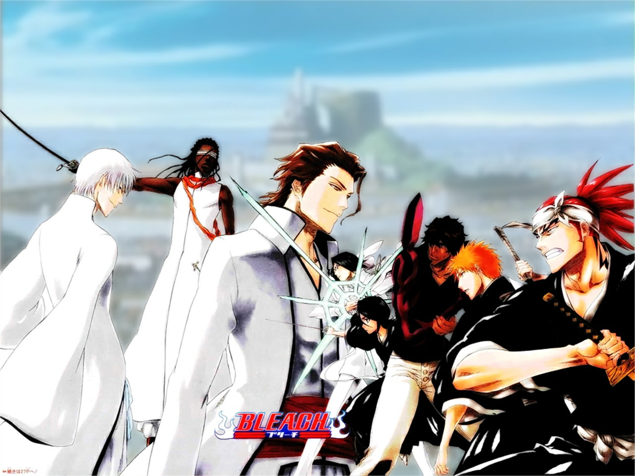 Bleach, Renji Abarai, Gin Ichimaru, 720P, Rukia Kuchiki, Ichigo Kurosaki, Kaname Tosen, Uryu Ishida, Yasutora Sado, Sōsuke Aizen, HD Wallpaper