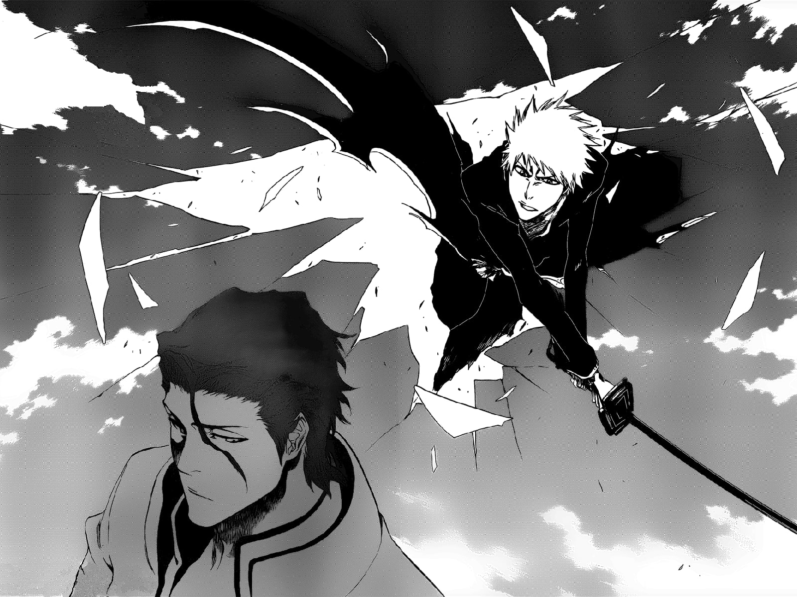 720P, Ichigo Kurosaki, Sōsuke Aizen, Bleach, HD Wallpaper