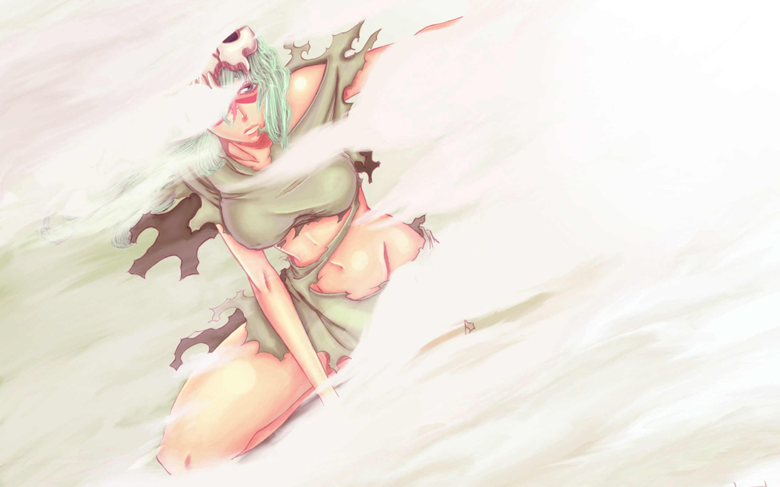 odelschwanck, art, espada, 2K, anime, x, tu, hd, bleach, nelliel, HD Wallpaper