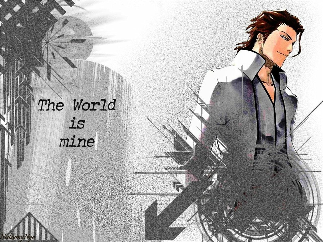 Bleach, sunlight, western script, city, wall - building feature, architecture, young adult, real people, nature, outdoors, front view, 720P, built structure, HD Wallpaper