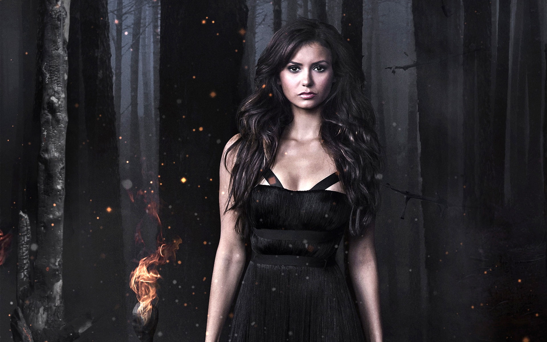 hd, vampire, diaries, dobrev, the, nina, celebrities, 1080P, in, HD Wallpaper