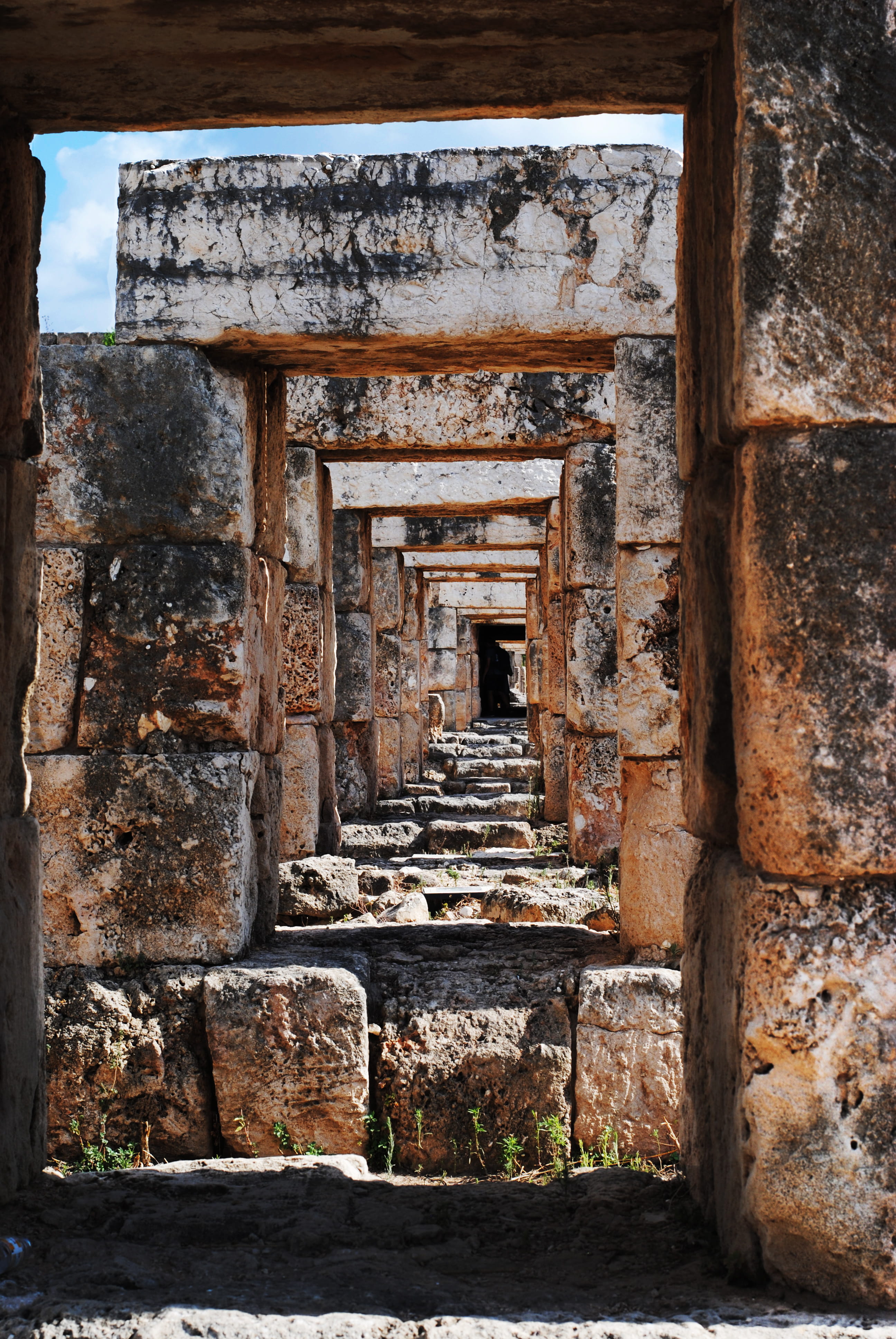 gray, travel, road, travel destinations, built structure, place of worship, concrete, alley, tourism, grey, town, hearth, the past, building, old ruin, Phone HD Wallpaper