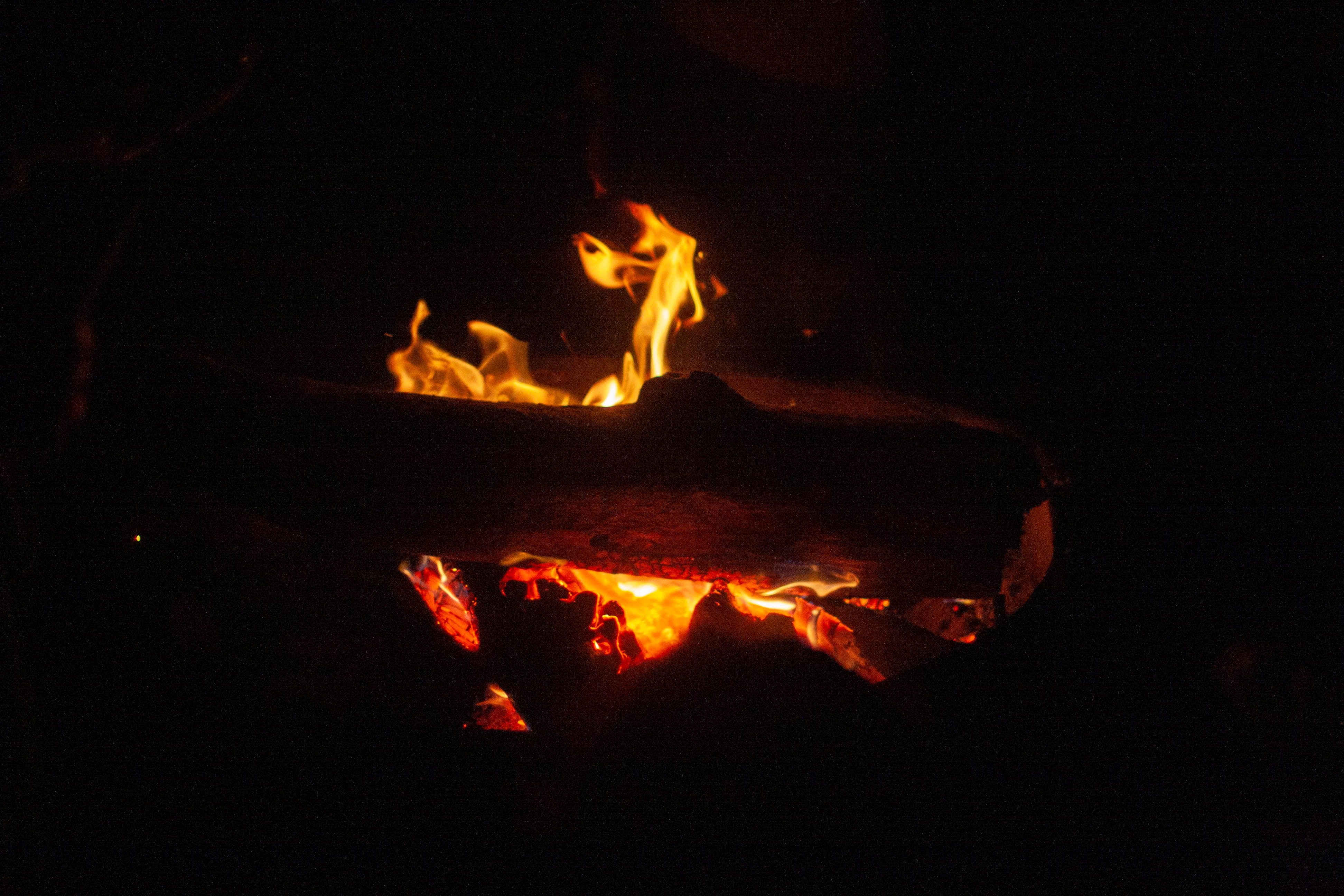 motion, log, leisure activities, heat - temperature, dark, sign, black background, destruction, hearth, campfire, summer, fireplace, goblet, no people, HD Wallpaper