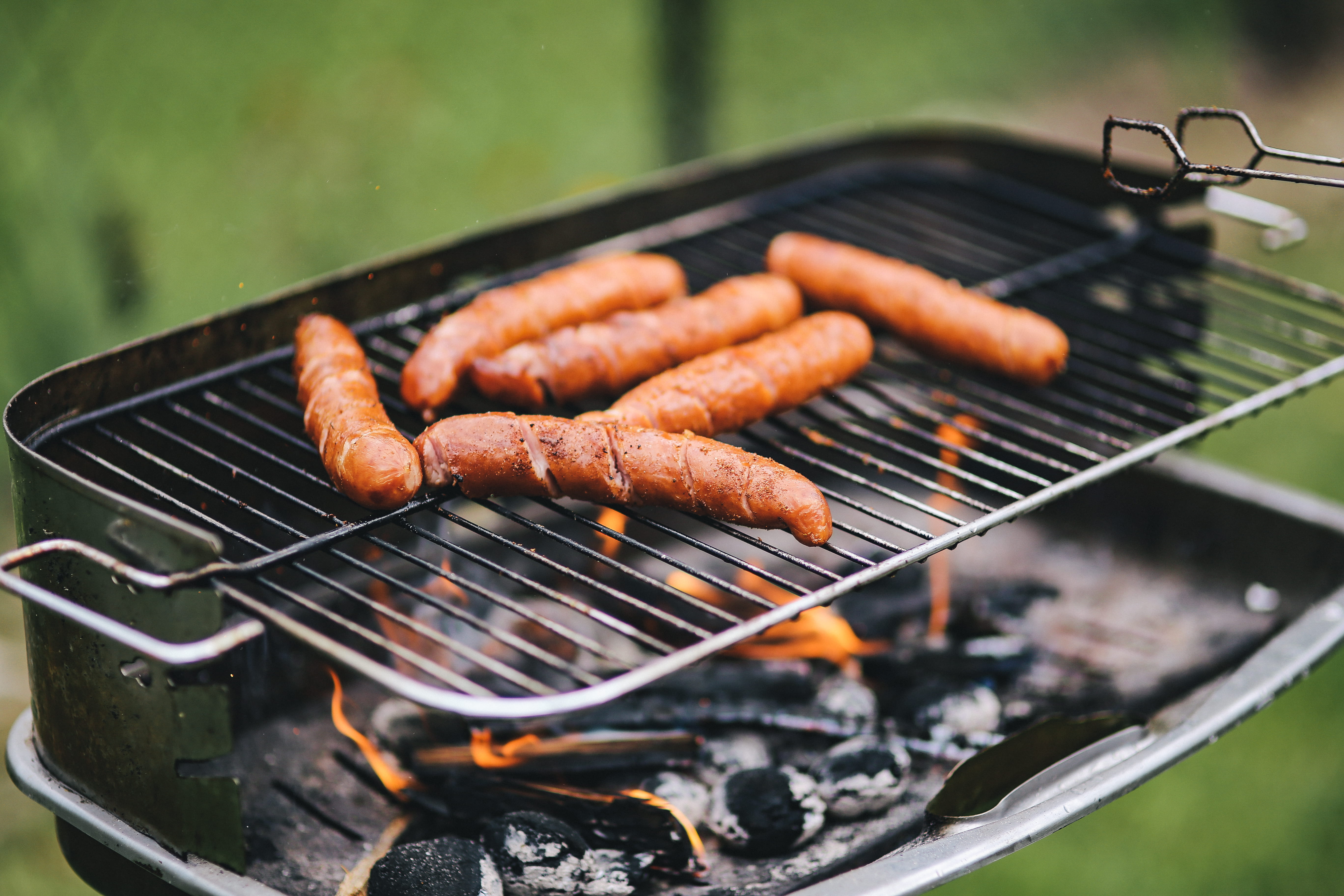no people, cooking, burning, gourmet, barbecue Grill, food, smoke - Physical Structure, beef, Pork, dinner, 5K, roasted, fire, grilling, freshness, food and drink, HD Wallpaper