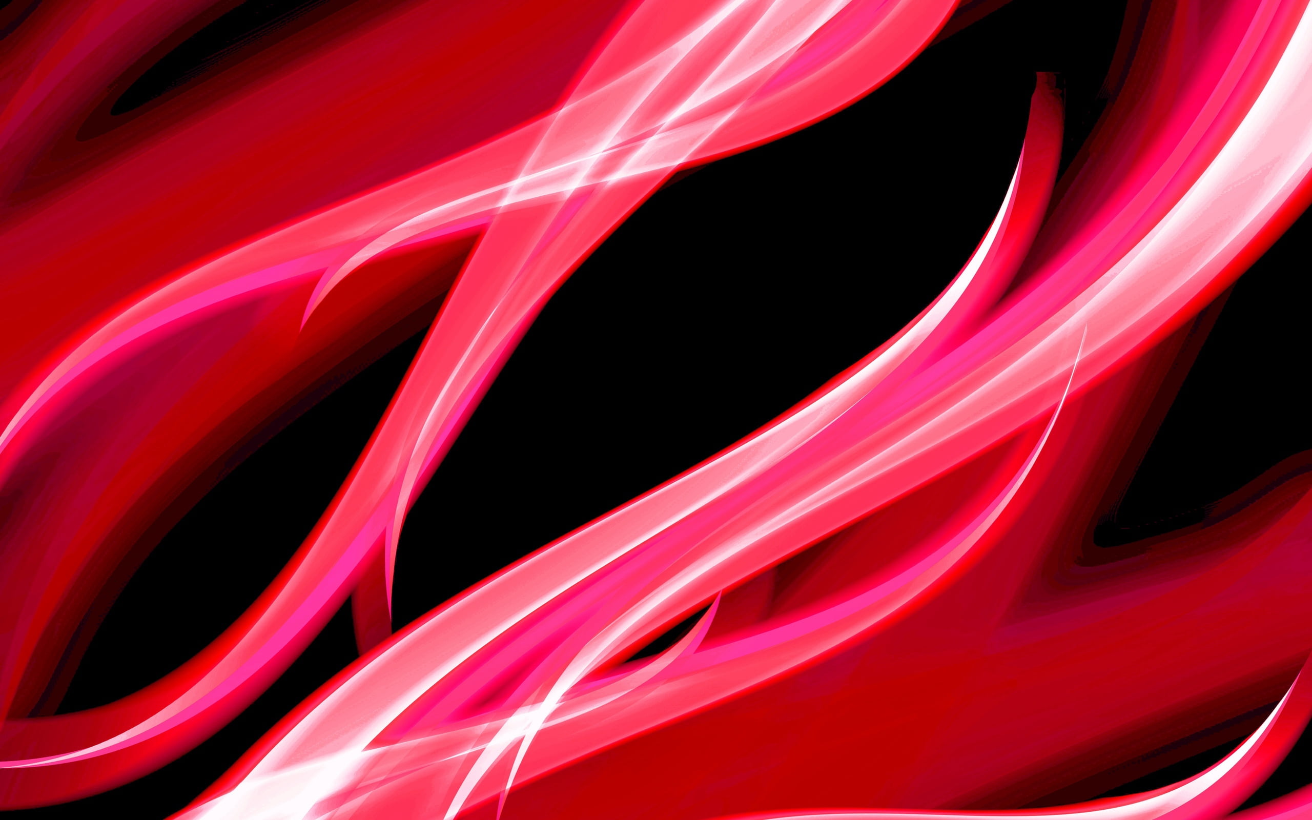 abstract backgrounds, red, motion, rails, color Image, light, bright, pattern, burning, colors, fractal, wavy, speed, shiny, flowing, full frame, backdrop, HD Wallpaper