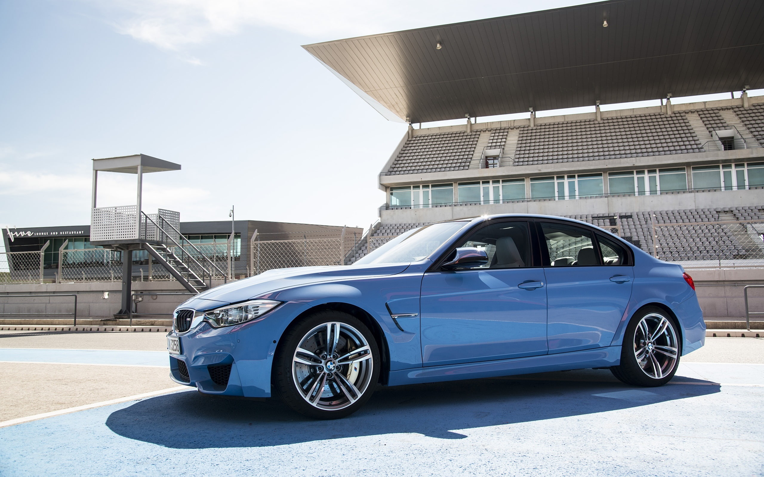 Car, BMW, Blue, sedan, m, 2K, 2015, f, HD Wallpaper