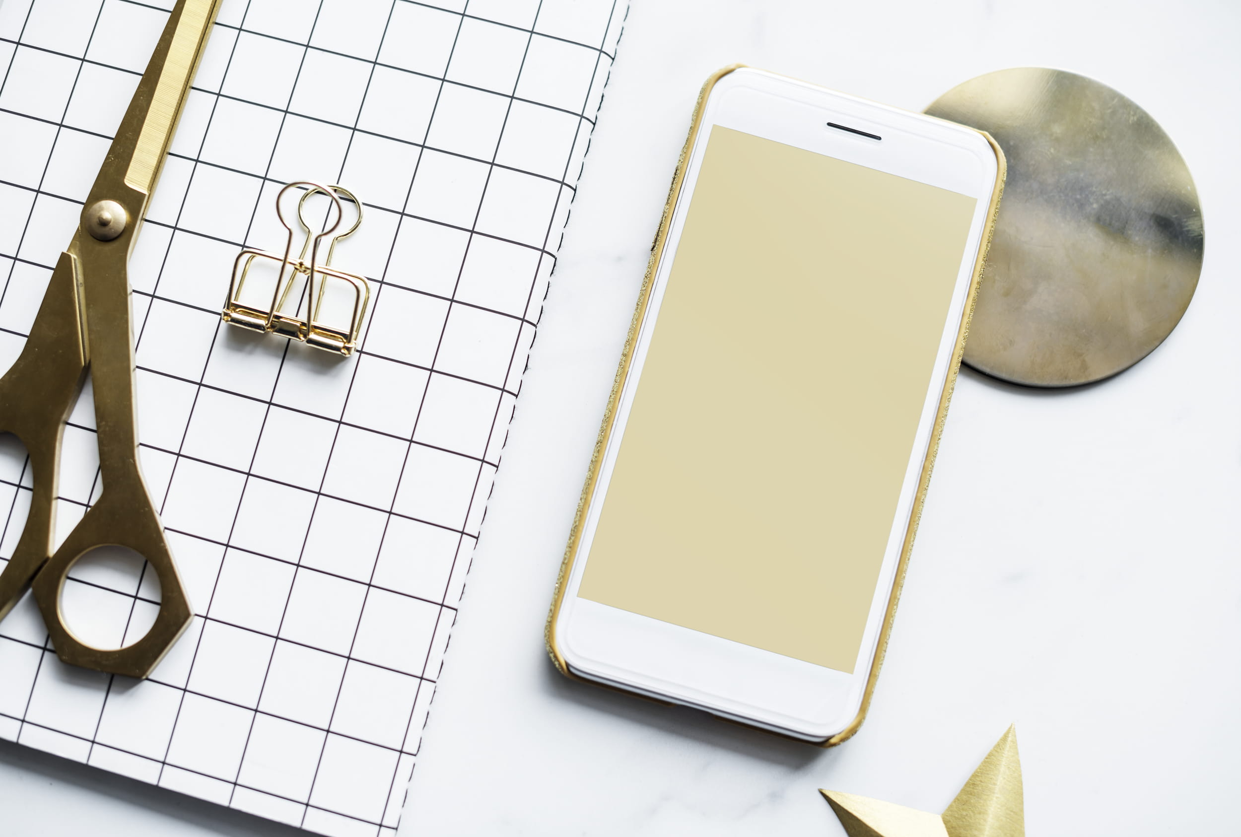 smartphone, editorial, decoration, screen, creative, tool, table, calendar, technology, notebook, indoors, work from home, office supply, group of objects, HD Wallpaper