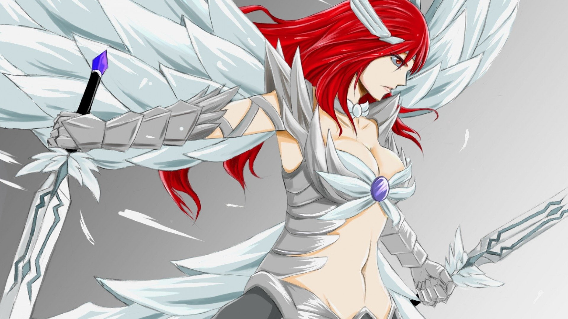 Fairy Tail, character, 1080P, Erza Scarlet, female, Anime, HD Wallpaper