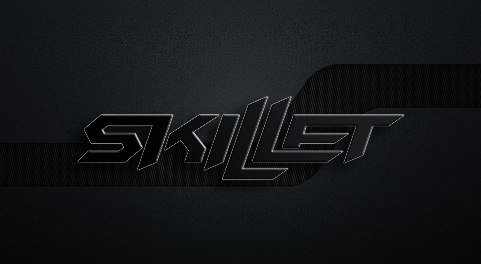 black color, communication, rock, direction, illuminated, indoors, western script, symbol, guidance, 1080P, copy space, skillet, Music, arrow symbol, black background, HD Wallpaper