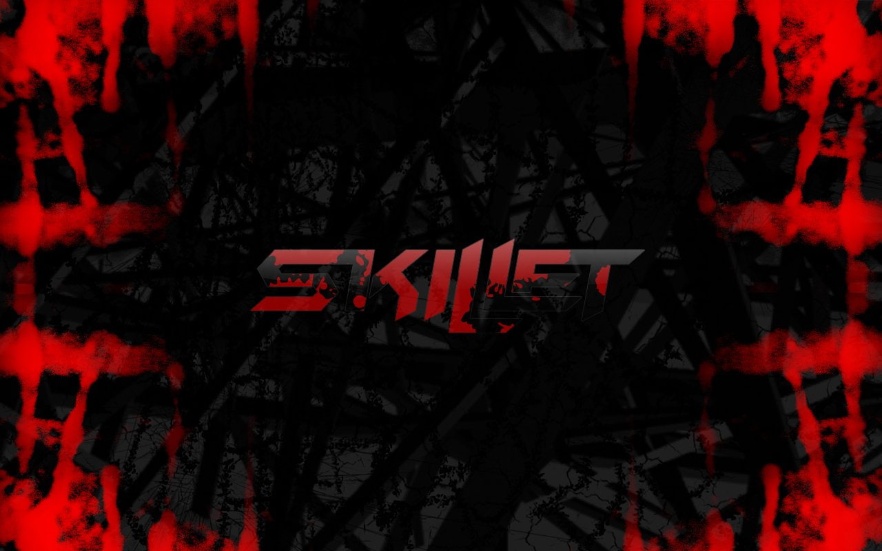 Blood, Red, Skillet, 720P, Band (Music), Black, Music, HD Wallpaper