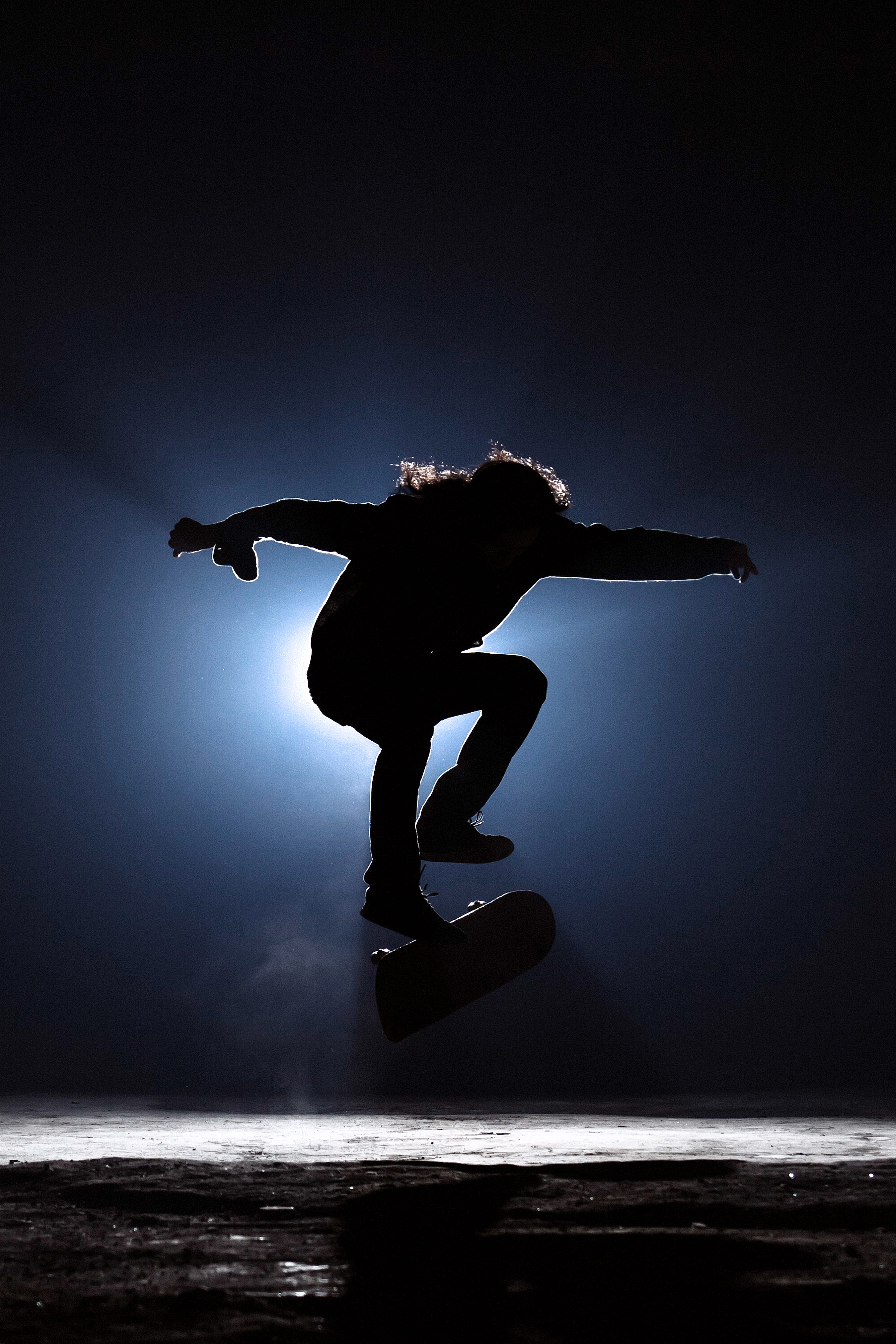 mid-air, mood, night, urban-folk, jumping, one person, man, motion, male, arms raised, real people, grading, day, sky, sport, person, style, boy, vitality, Phone HD Wallpaper