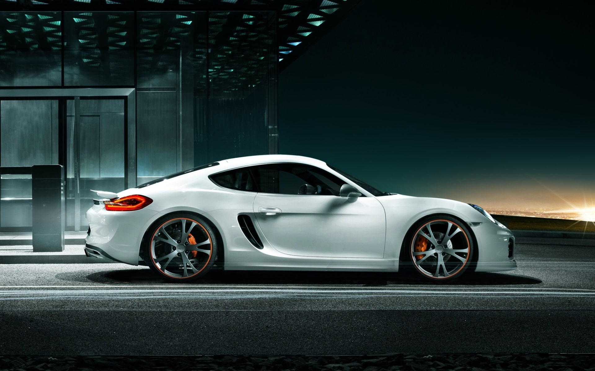 1080P, White, Porsche, Car, Side, cayman, View, HD Wallpaper