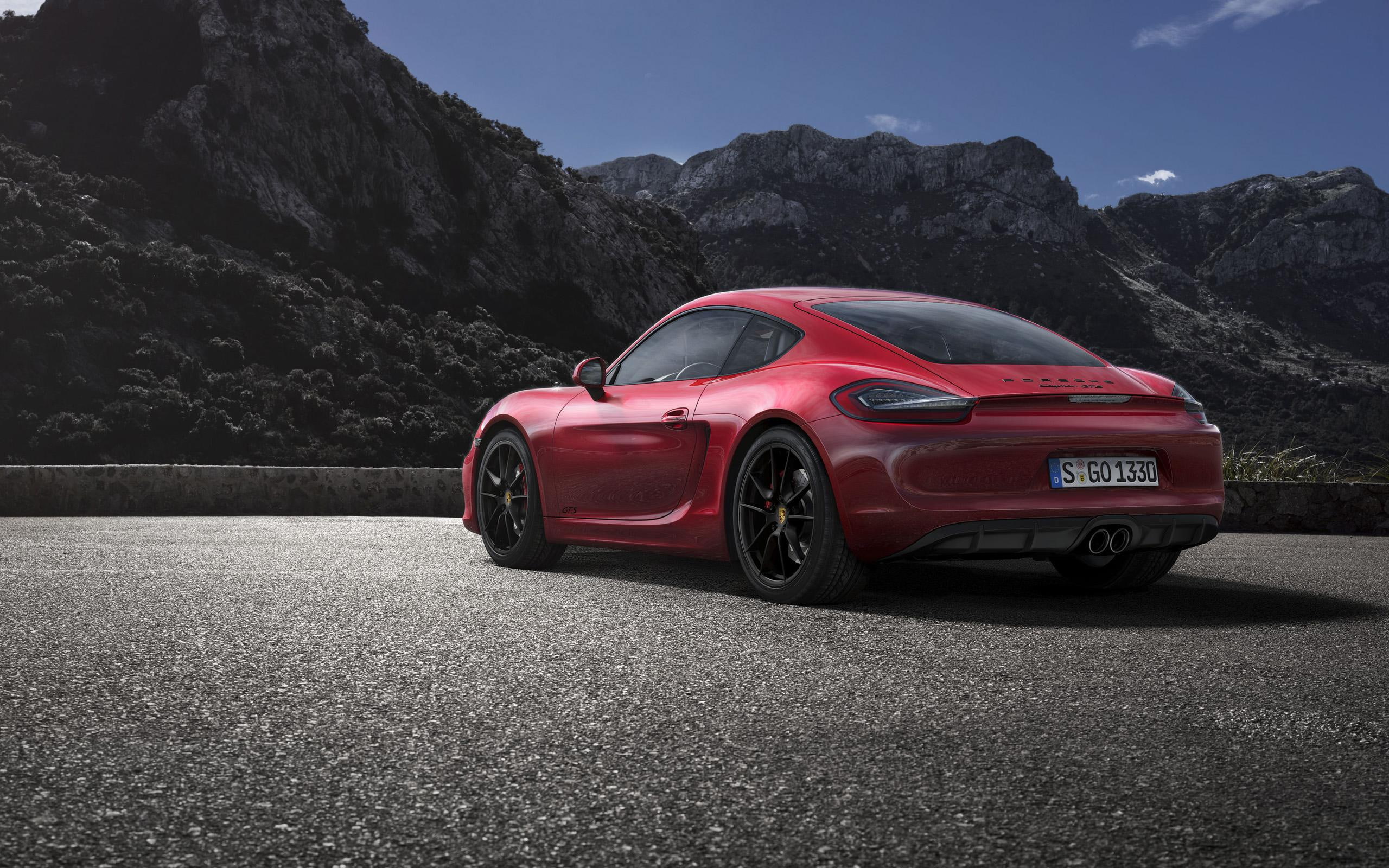 red, car, gts, porsche, 2K, cars, cayman, 2014, luxury, HD Wallpaper