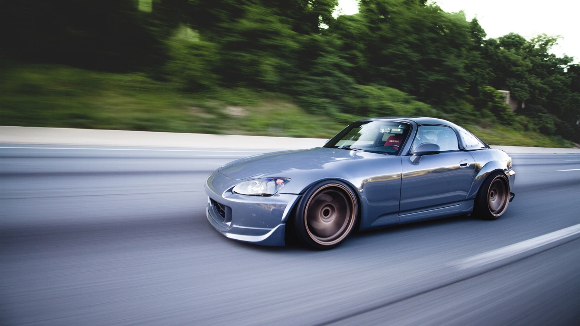 motion, honda, s, s2000, hd, blur, cars, coupe, silver, 1080P, HD Wallpaper