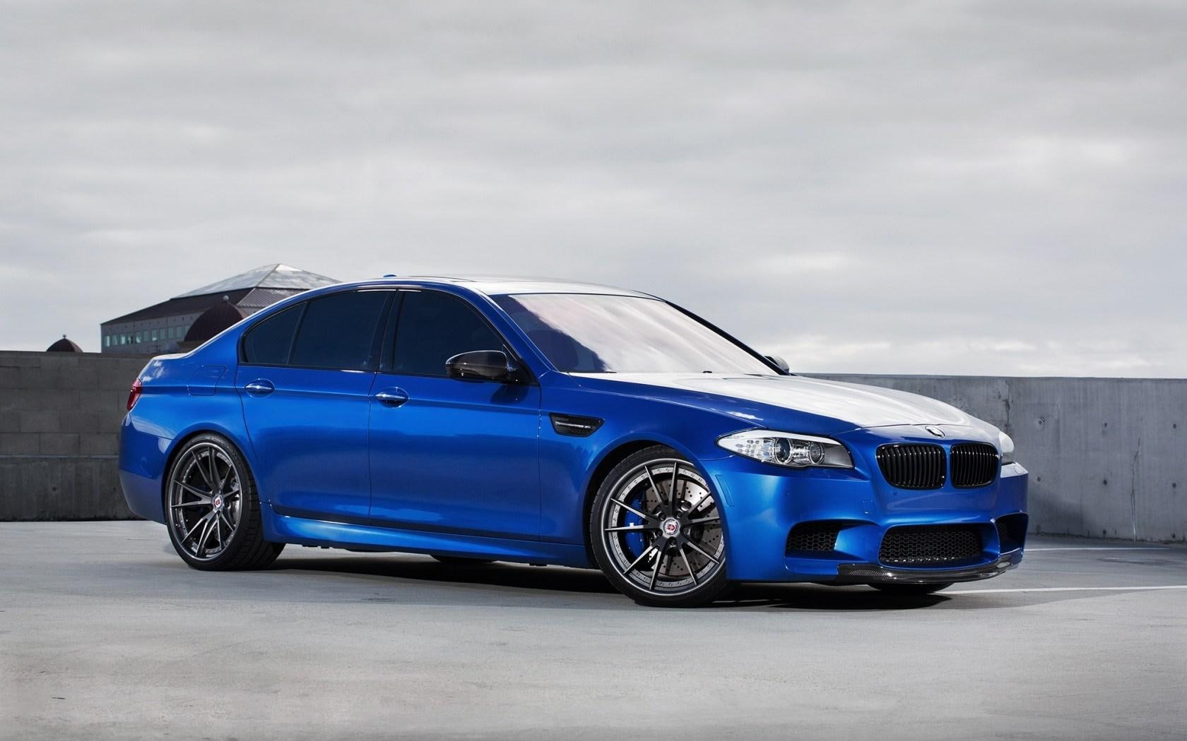 720P, tuning, blue, m, car, bmw, f, wheels, HD Wallpaper