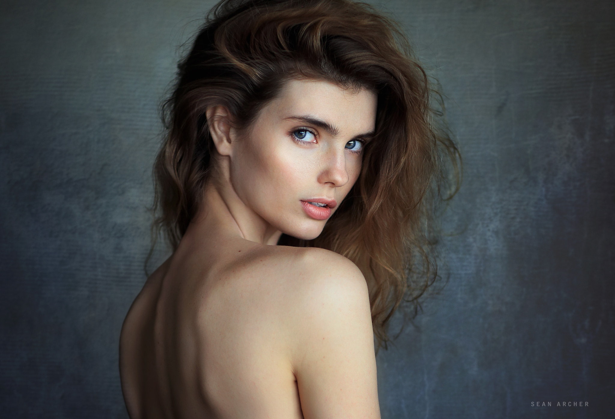 Sean Archer, face, women, 1080P, portrait, HD Wallpaper