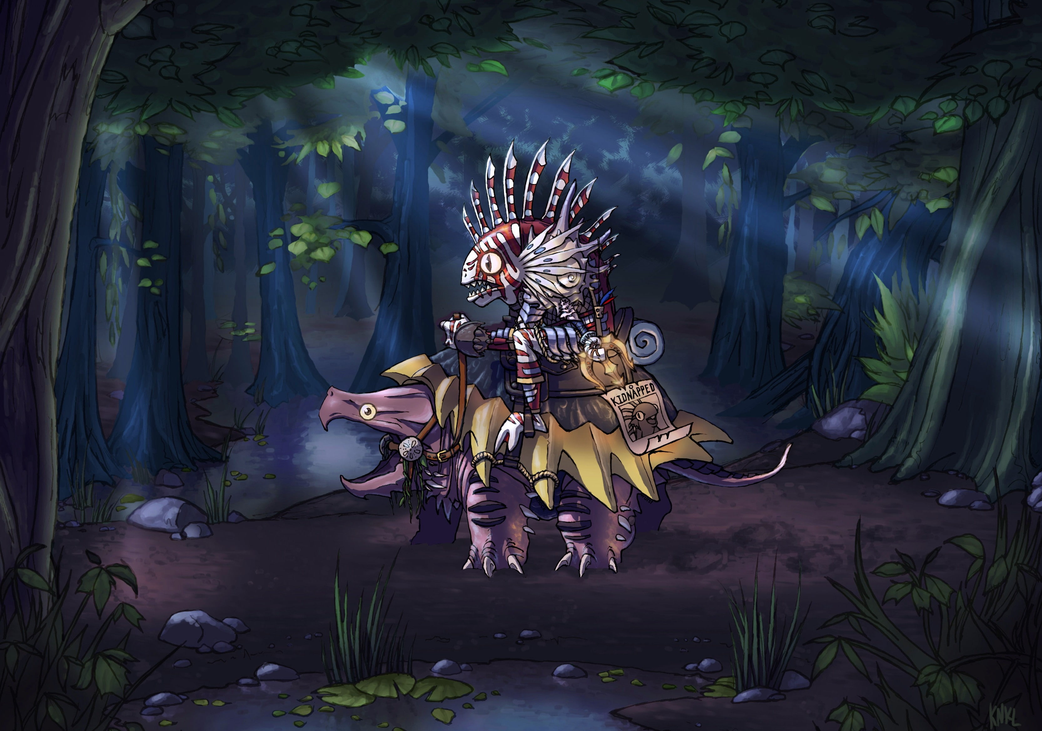 video, 2K, warcraft, dragon, quest, murloc, Forests, hd, fan, world, games, blizzard, world of warcraft, art, paintings, Video Games, Dragon Quest, HD Wallpaper