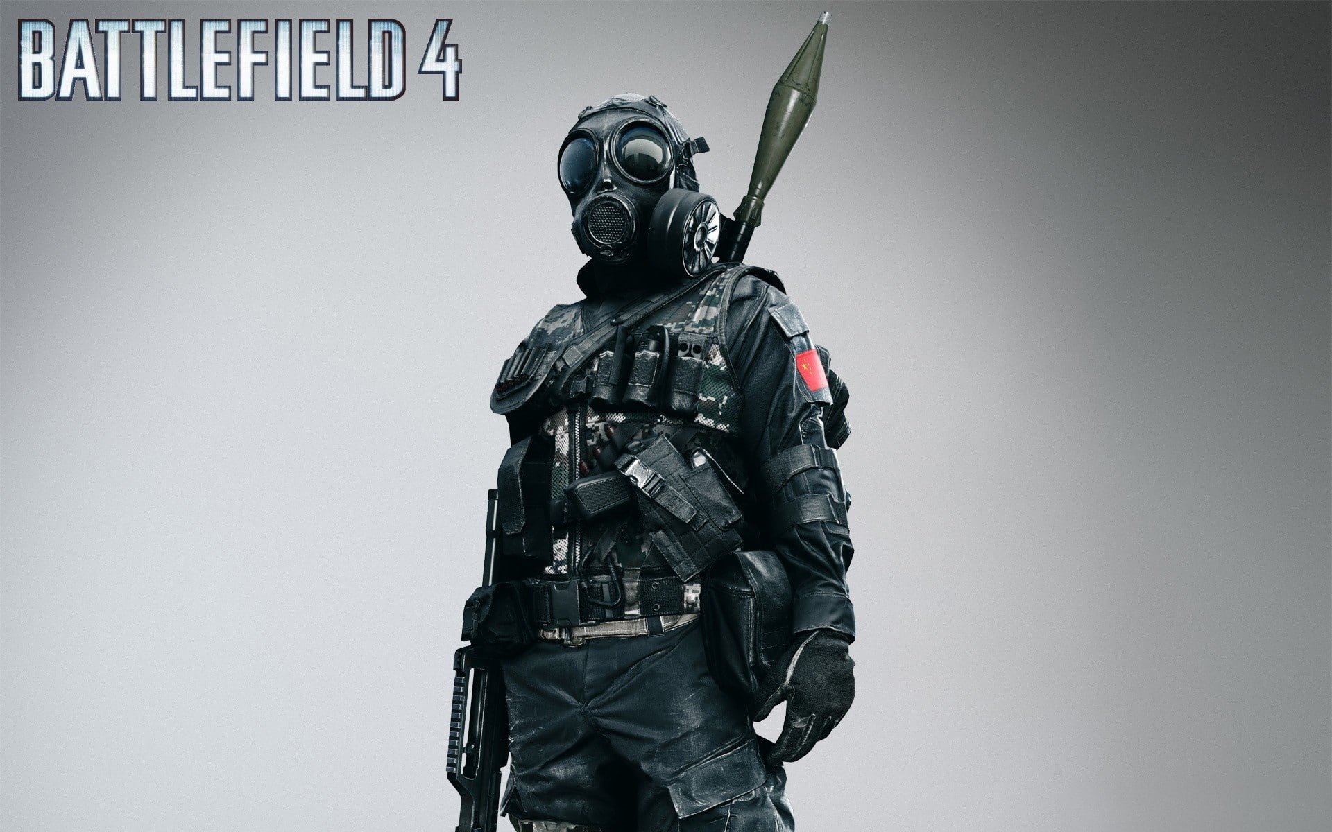 flag, oriental, pistol, Battlefield 4, military, engineer, Battlefield, army, weapon, war, grenade, Tombstone Squad, rocket laucher, gun, 1080P, mask, HD Wallpaper