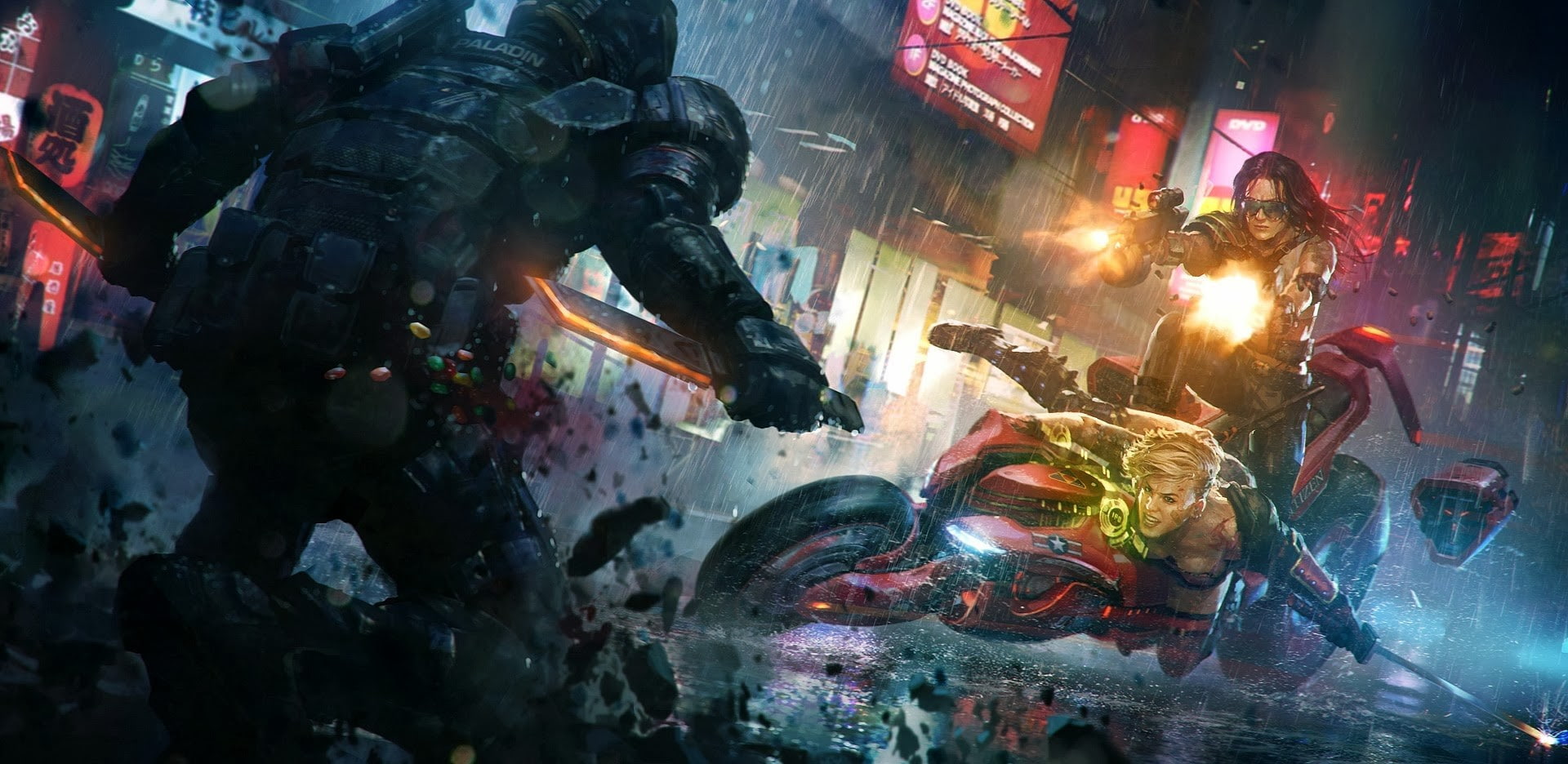 cyberpunk, Last Man Standing: Killbook of a Bounty Hunter, digital art, 1080P, HD Wallpaper