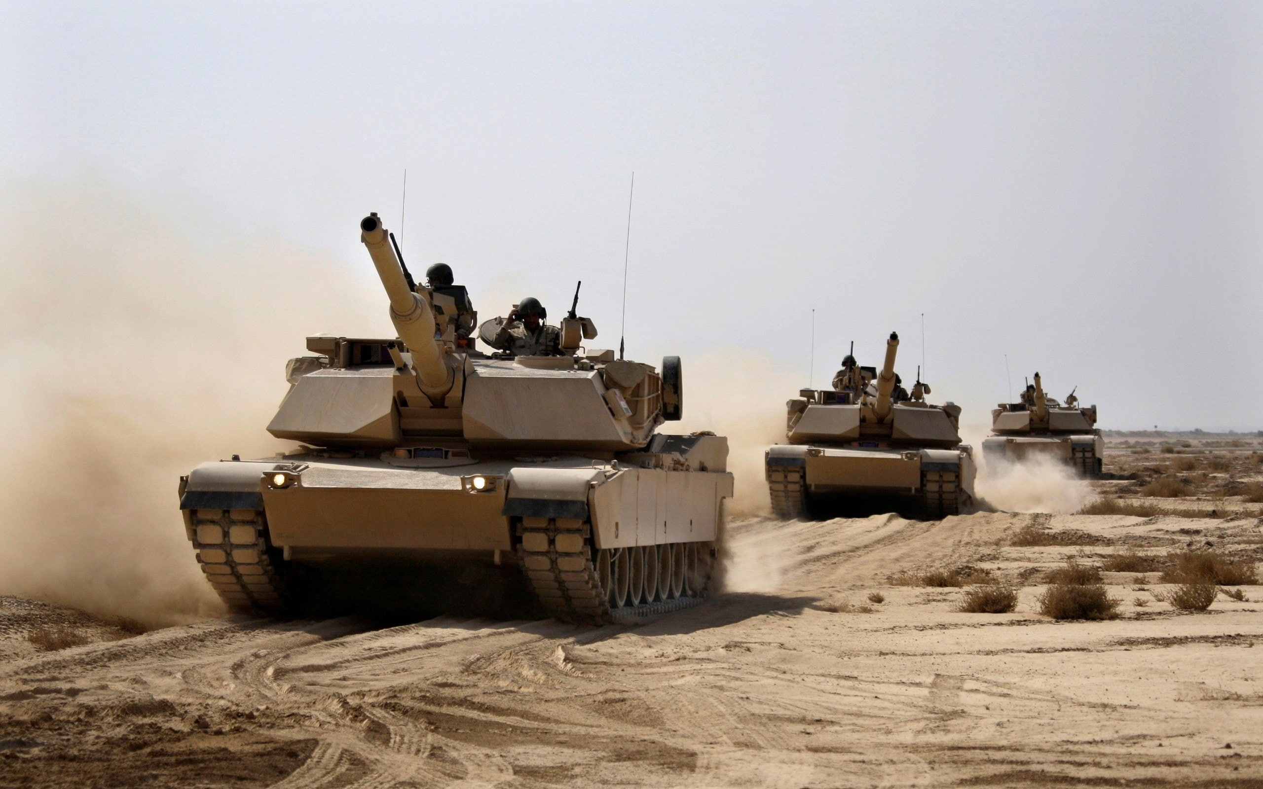 desert, m1a2, weapon, abrams, 2K, tank, military, usa, HD Wallpaper