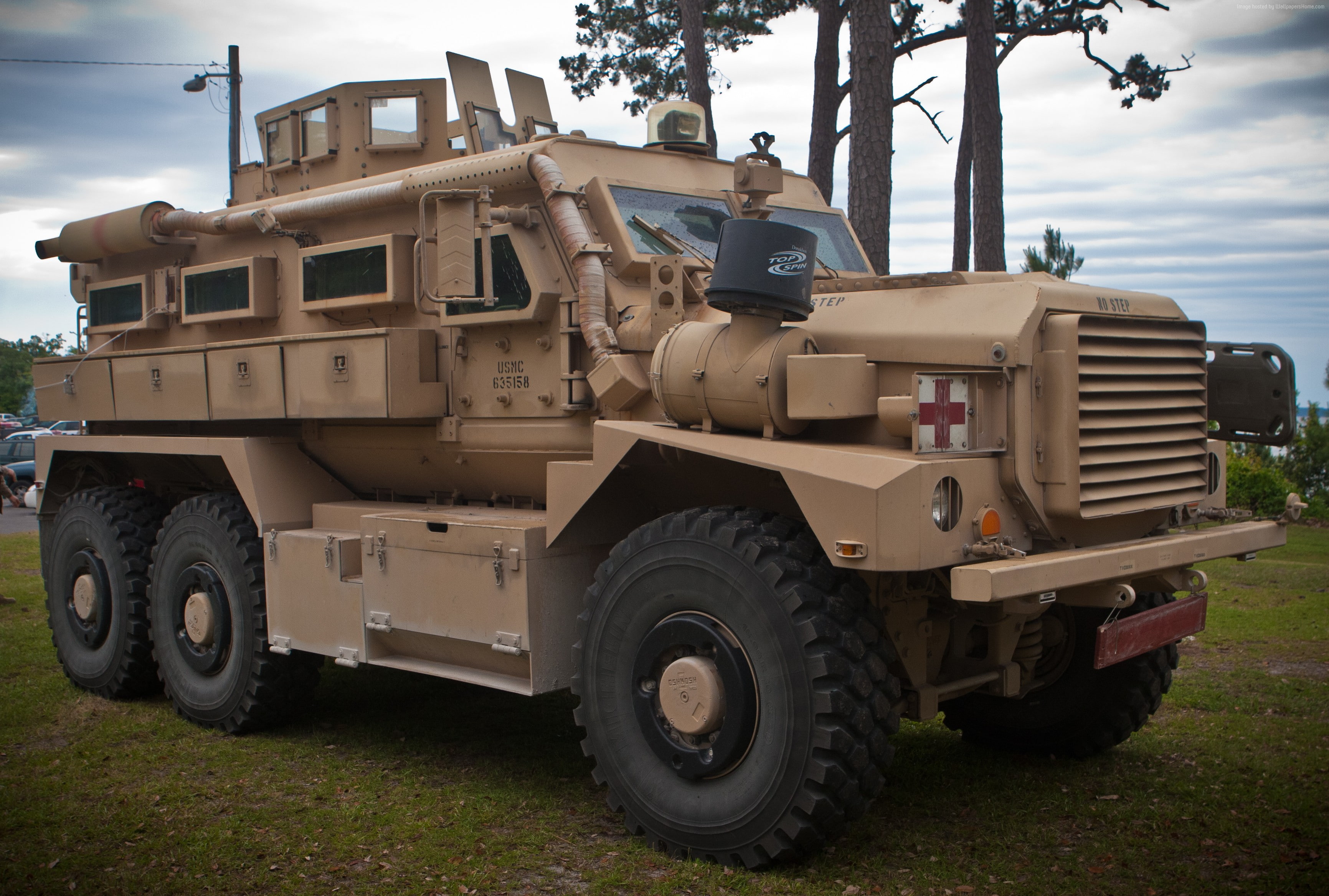 Cougar HE, Cougar vehicle, U.S. Army, 2K, armoured vehicle, infantry mobility vehicle, MRAP, USMC, HD Wallpaper