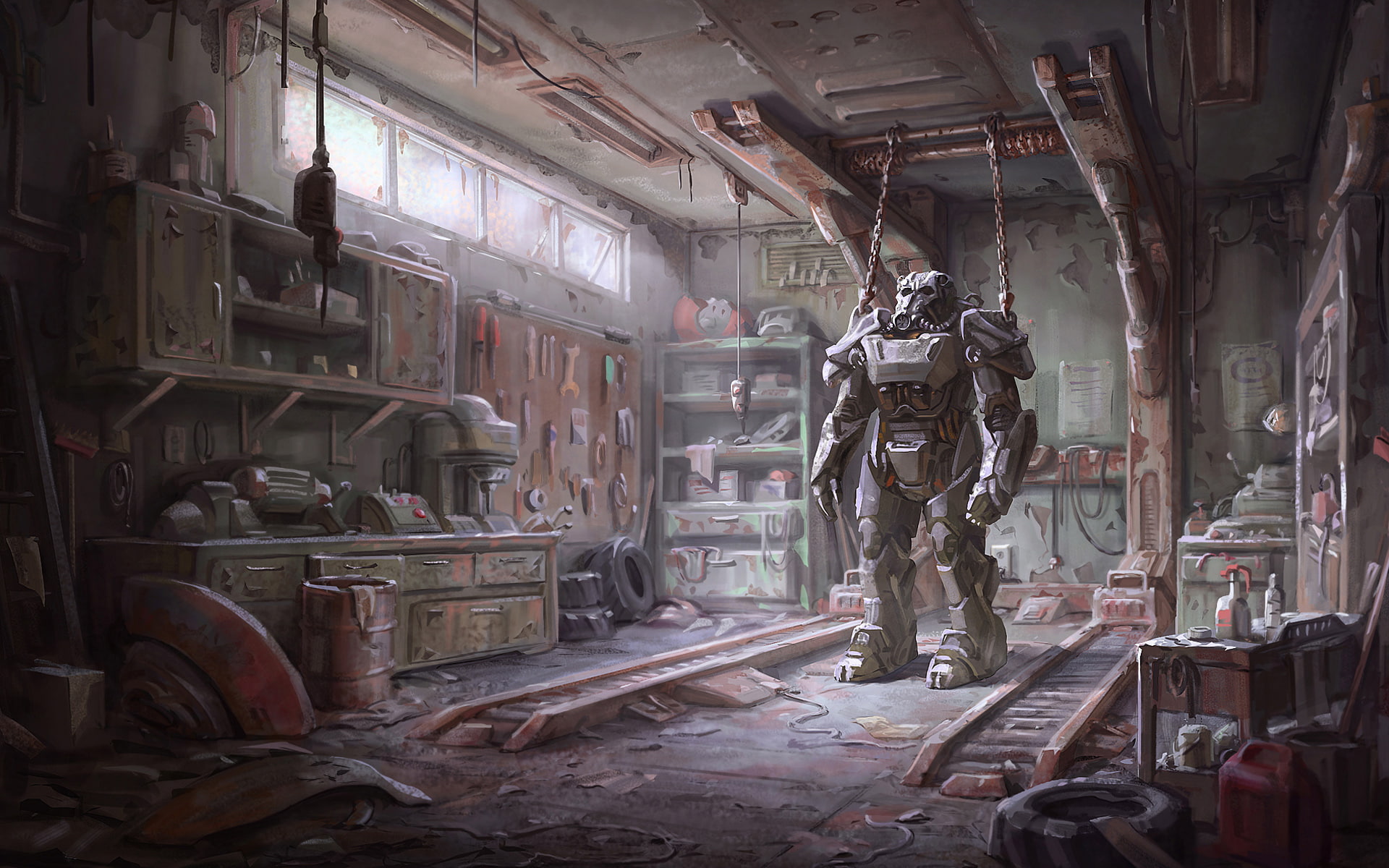1080P, fallout, armour, HD Wallpaper