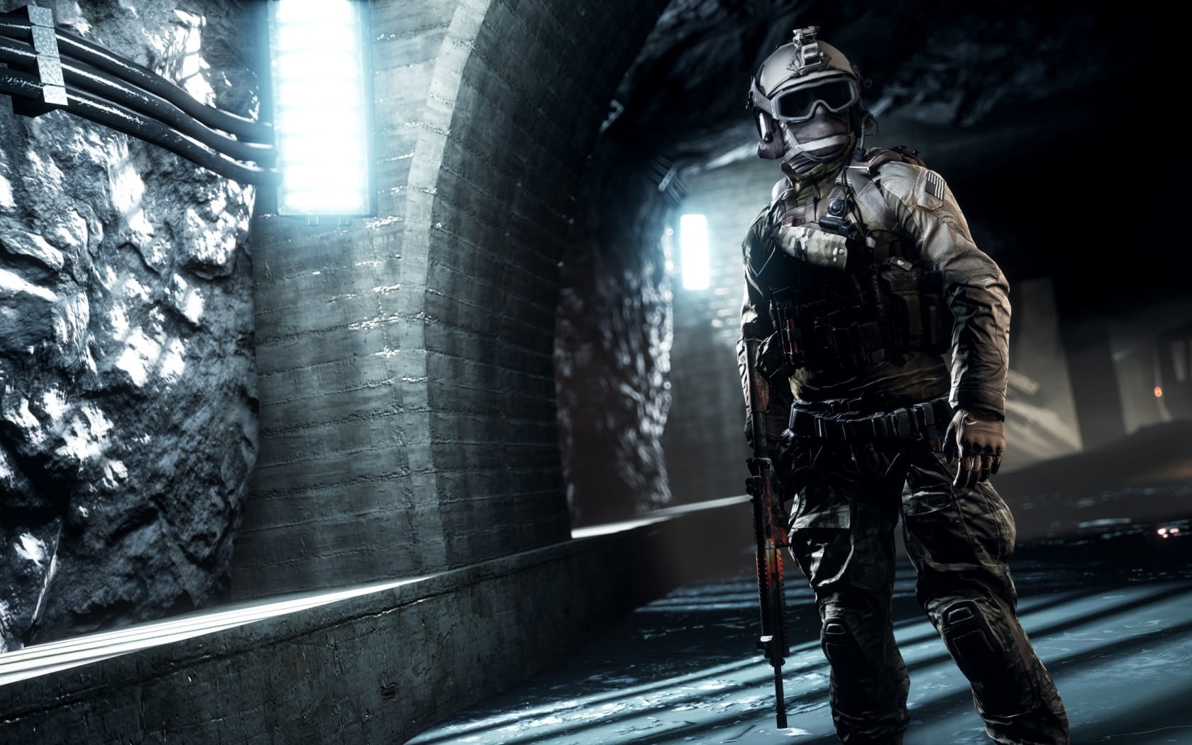 representation, horror, dark, one Person, army, statue, gun, security, spaceship, battlefield 4, holding, alien, government, art and craft, man, weapon, HD Wallpaper