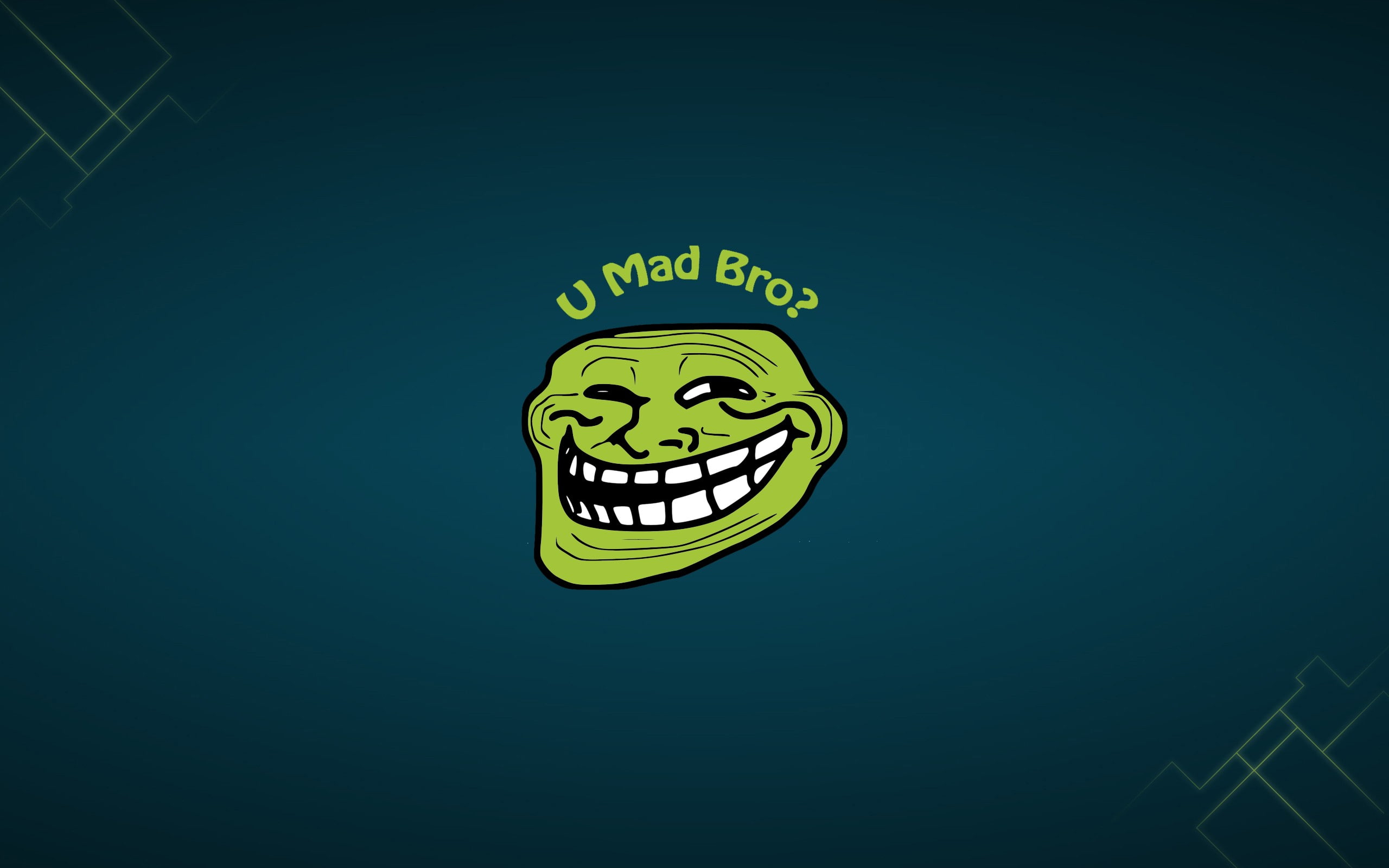 troll, 2K, face, green, HD Wallpaper