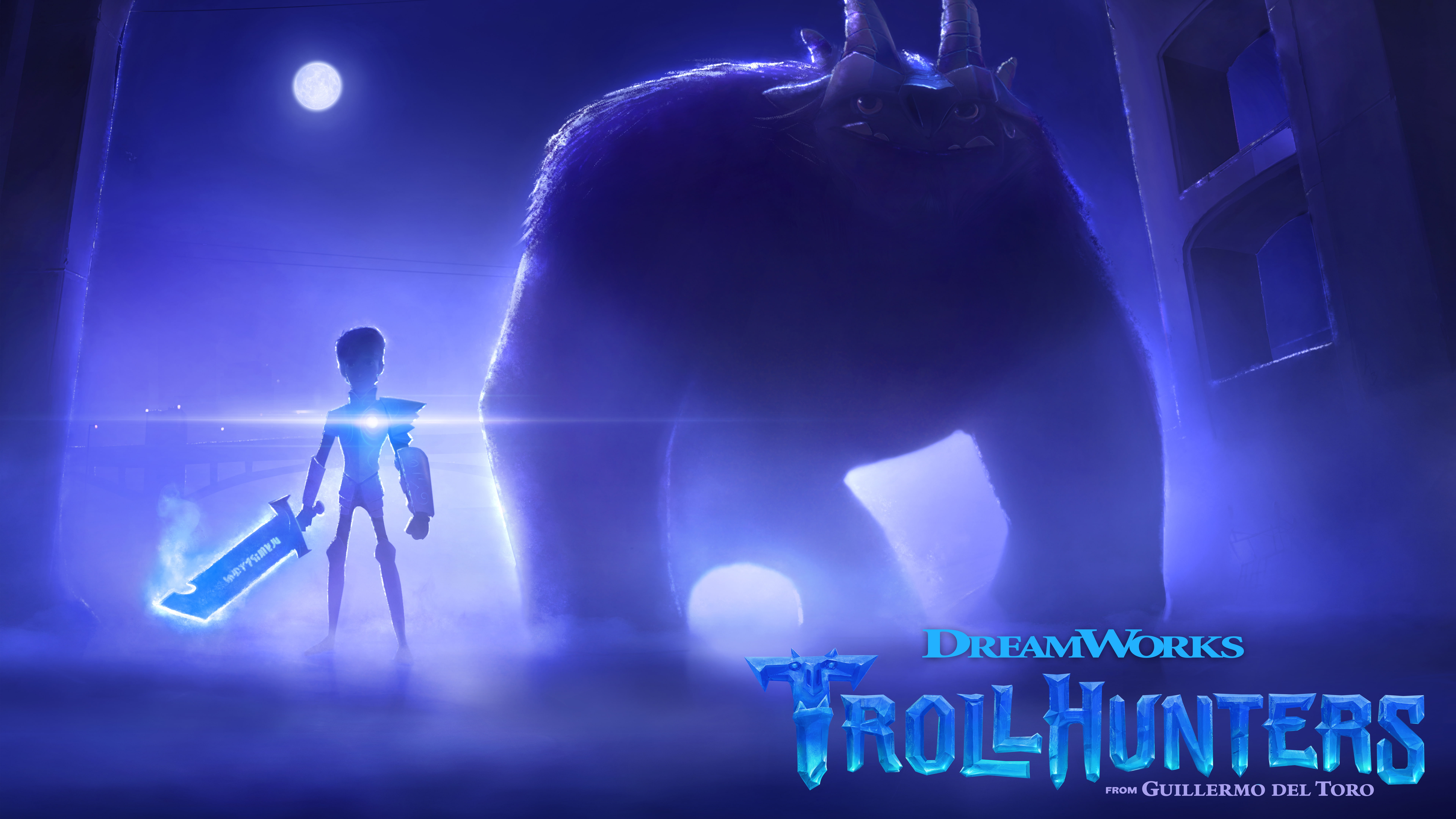 troll, dreamworks, 8K, hunters, illustration, Trollhunters, 8K, Animation, HD Wallpaper
