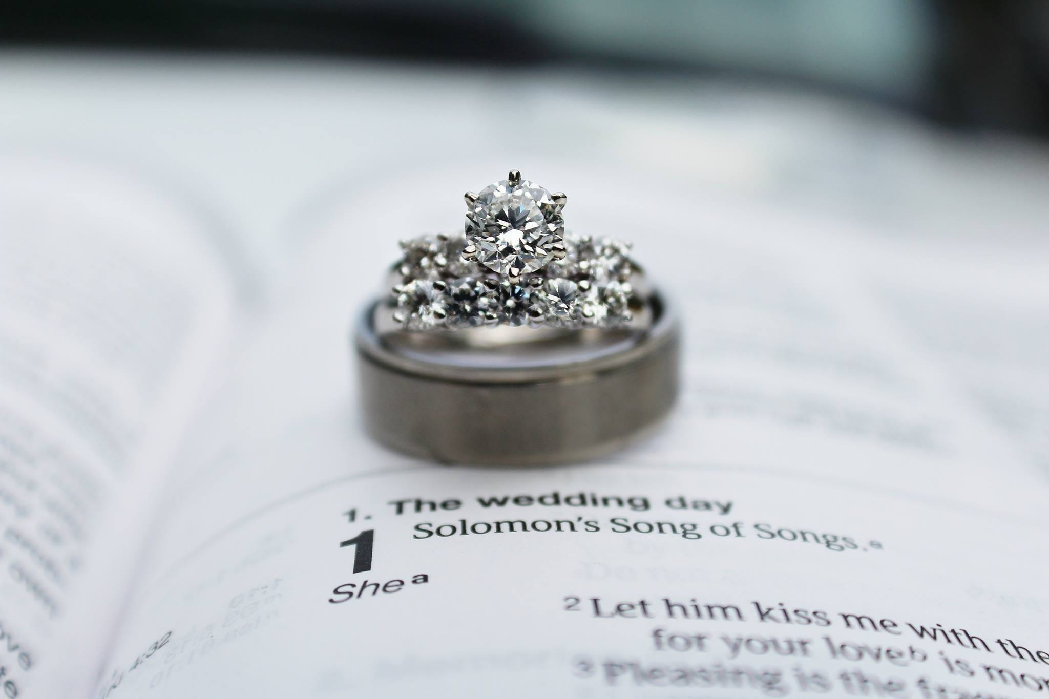 no people, jewelry, book, Wedding Rings, still life, selective focus, bible, emotion, top, expense, event, platinum, Wedding, silver, shiny, Love, close-up, HD Wallpaper