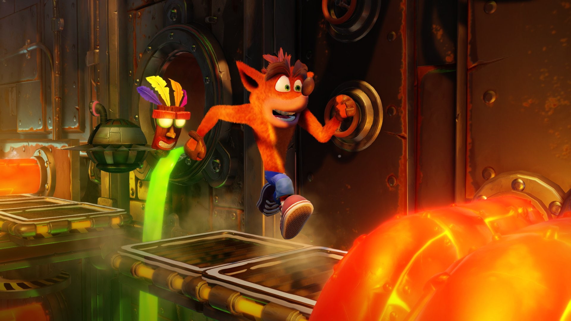 Aku Aku (Crash Bandicoot), 1080P, Crash Bandicoot (Character), Crash Bandicoot N. Sane Trilogy, Video Game, HD Wallpaper