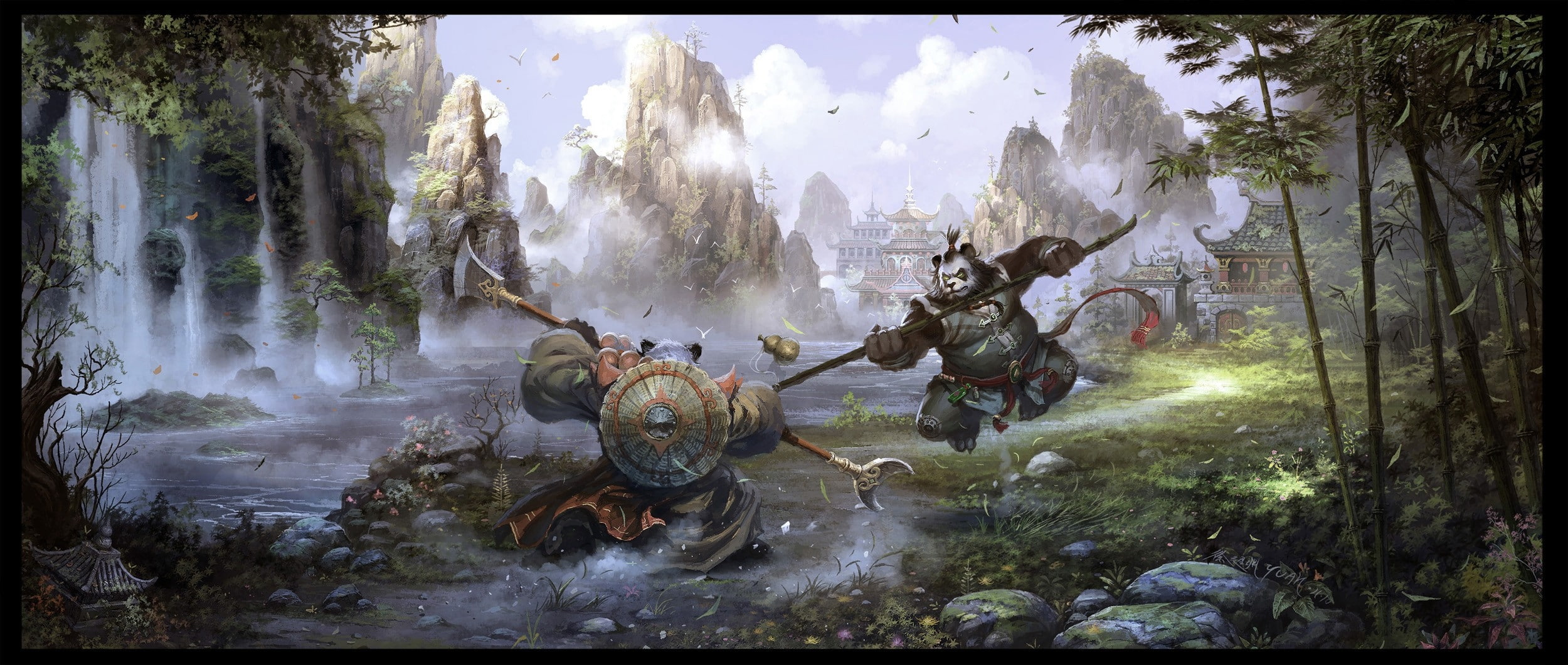 1080P, hd, world of warcraft, cataclysm, pandaria, video, world, world of warcraft: mists of pandaria, warcraft, World of Warcraft: Cataclysm, art, mists, HD Wallpaper
