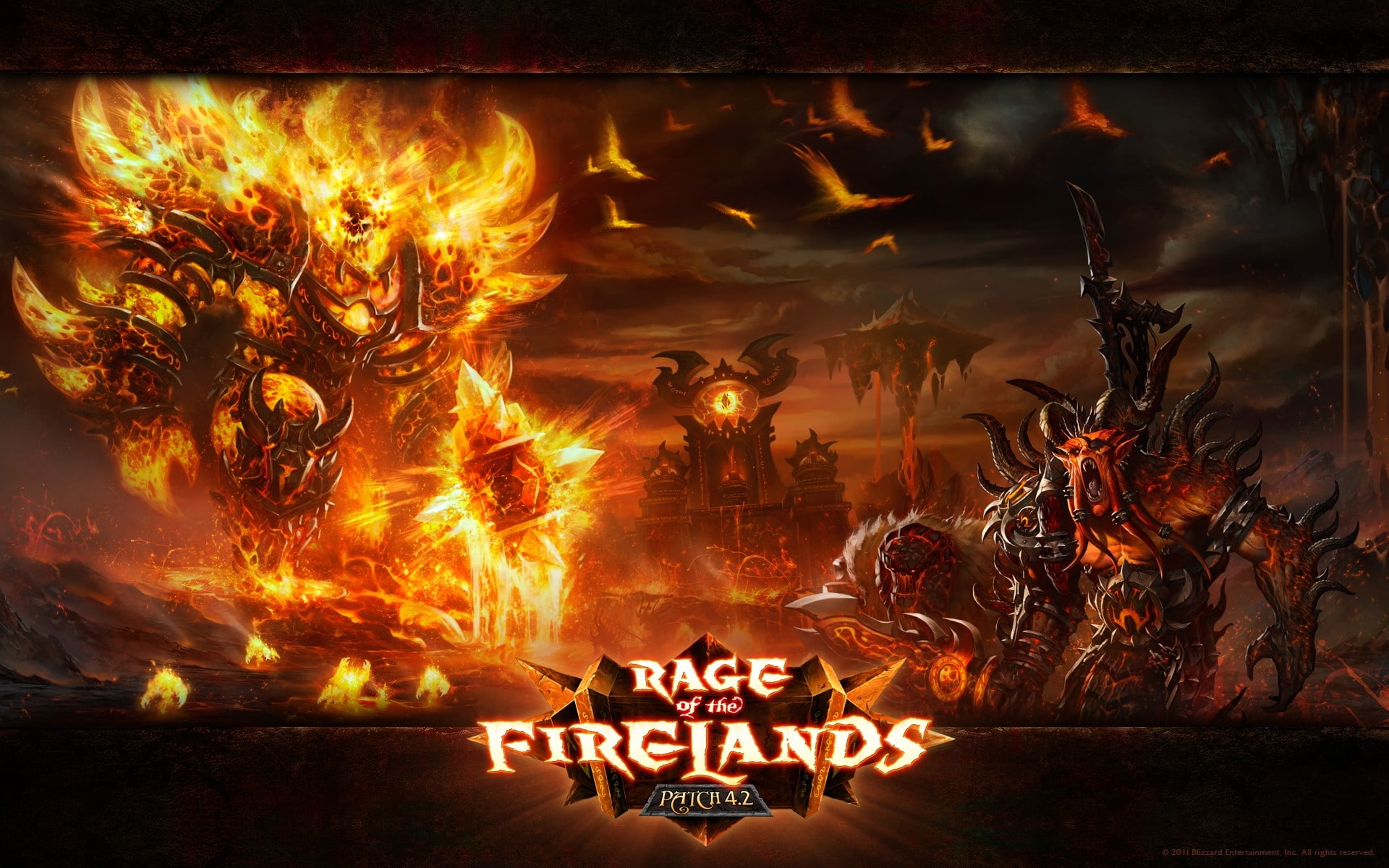 video, world of warcraft, warcraft, art, cataclysm, world, 1080P, x, firelands, games, hd, rage, HD Wallpaper