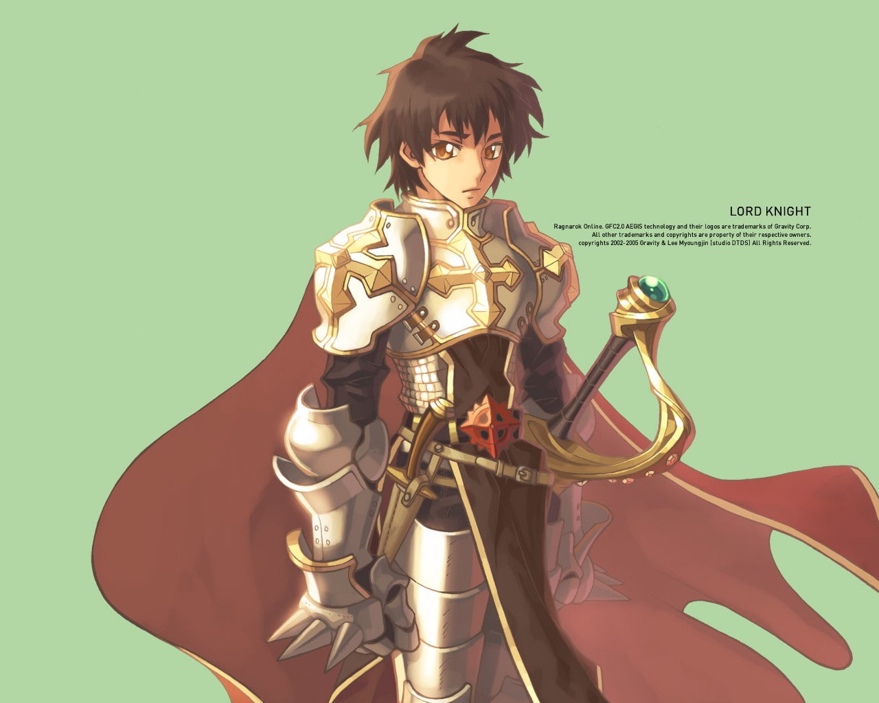 one person, adult, studio shot, Warpportal, front view, colored background, 720P, waist up, portrait, women, human representation, Ragnarok Online, holding, HD Wallpaper