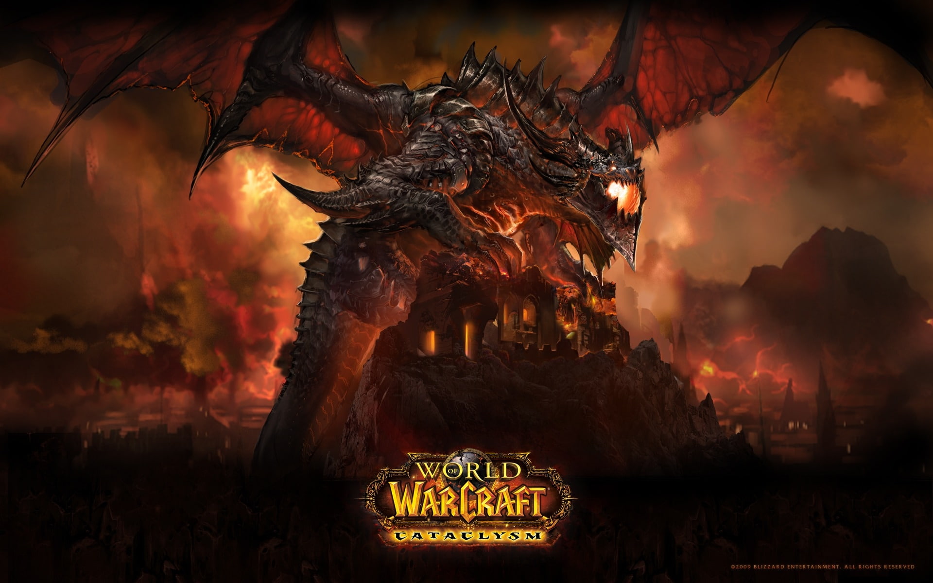 deathwing, cataclysm, 1080P, wow, HD Wallpaper