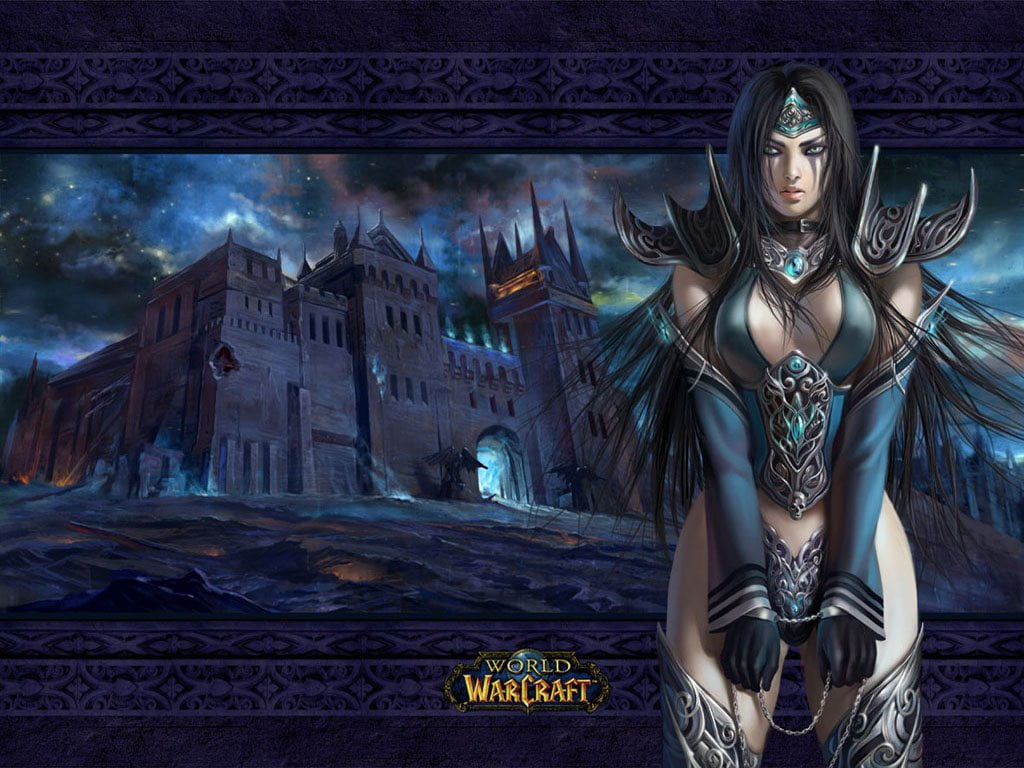 Warcraft, representation, girl, building exterior, architecture, character, sculpture, art and craft, building, spirituality, statue, belief, HD Wallpaper