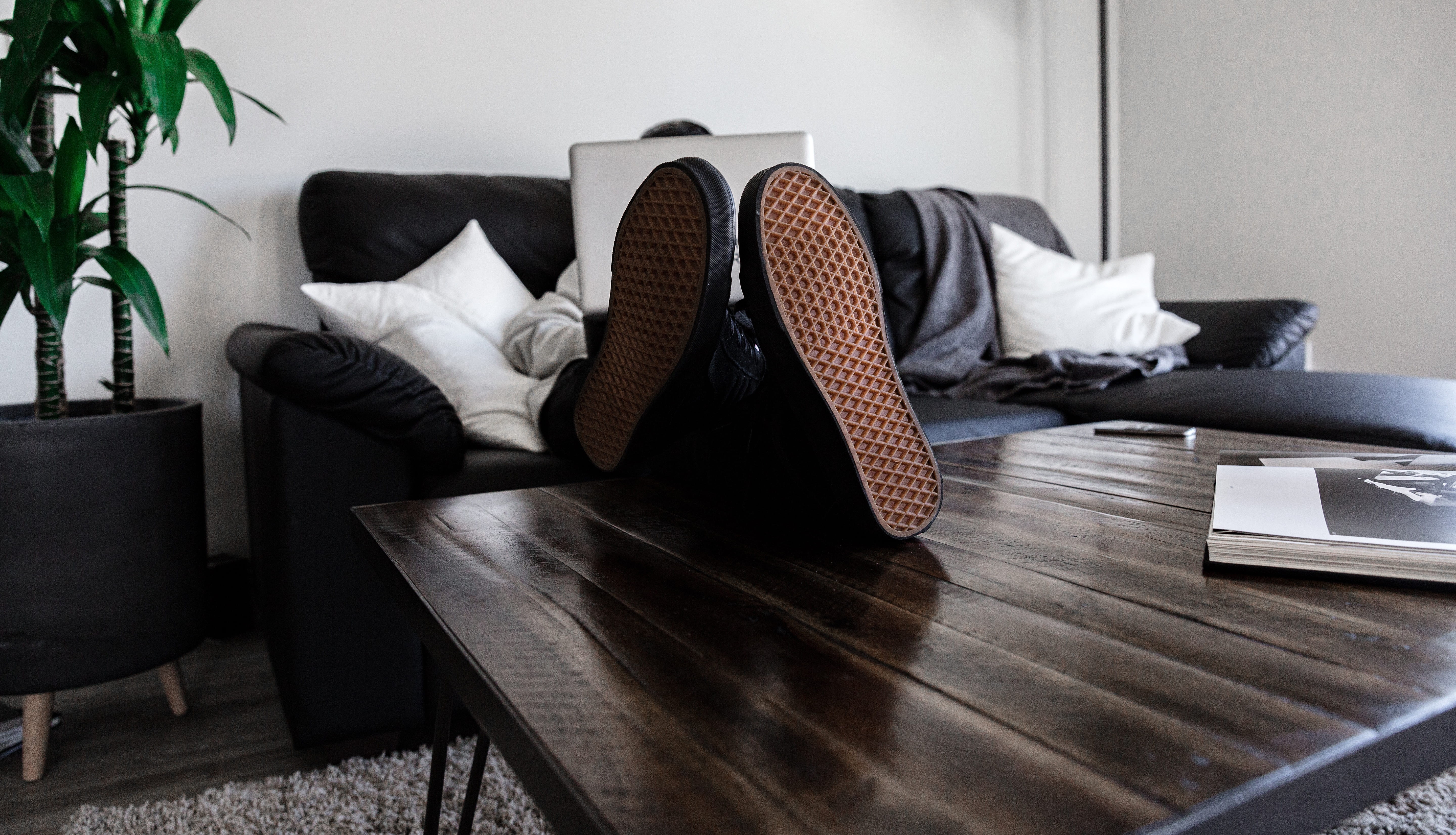 relaxation, domestic room, side table, chair, sofa, nature, 5K, lifestyles, no people, home interior, furniture, room, indoors, modern, work, black, top, HD Wallpaper