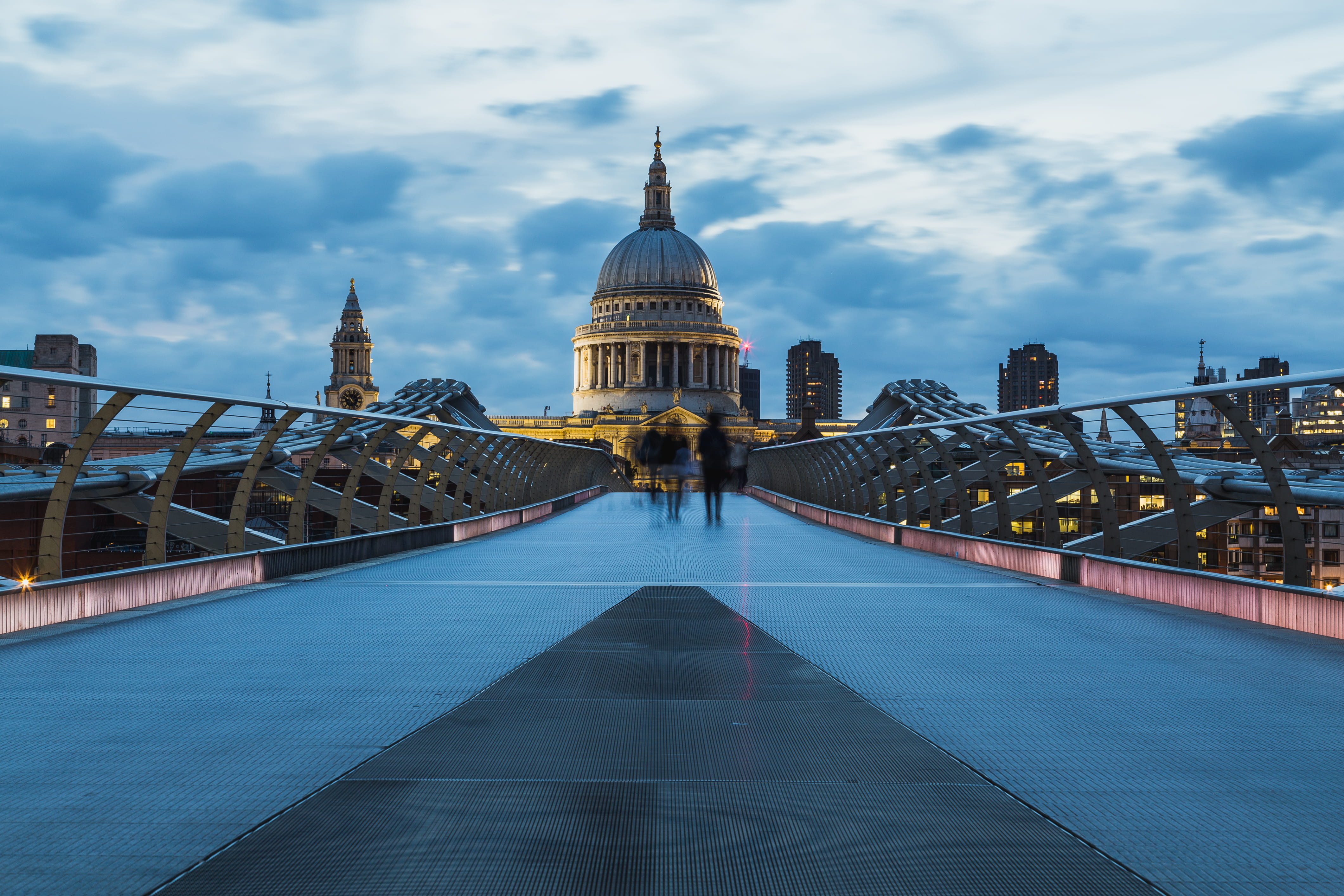 religion, tile, cathedral, dark, built structure, tourism, church, people, modern, travel destinations, building exterior, bridge, cloud - sky, direction, HD Wallpaper