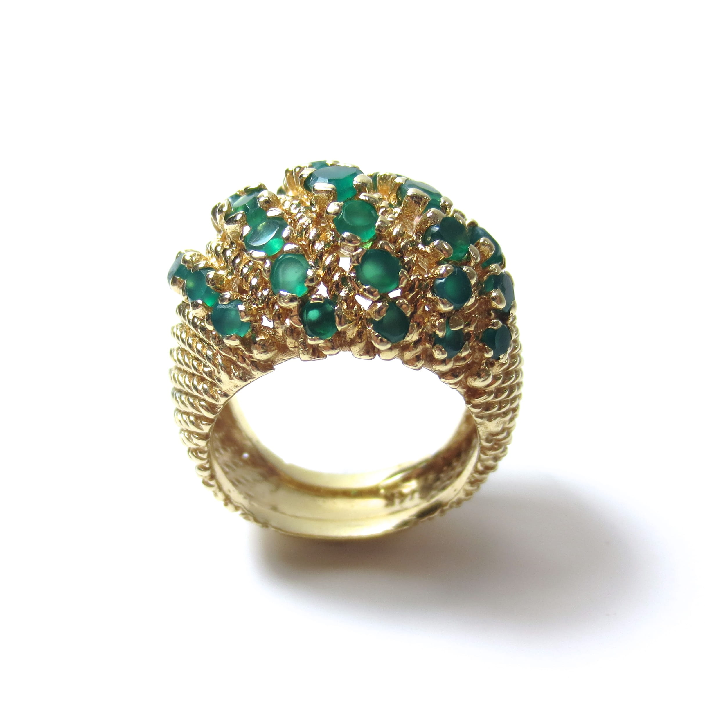 vintage, gemstone, expense, fashion, scalloped, natural, design, semi-precious gem, 1080P, color, luxury, emerald, colored, shine, ring, personal accessory, Phone HD Wallpaper