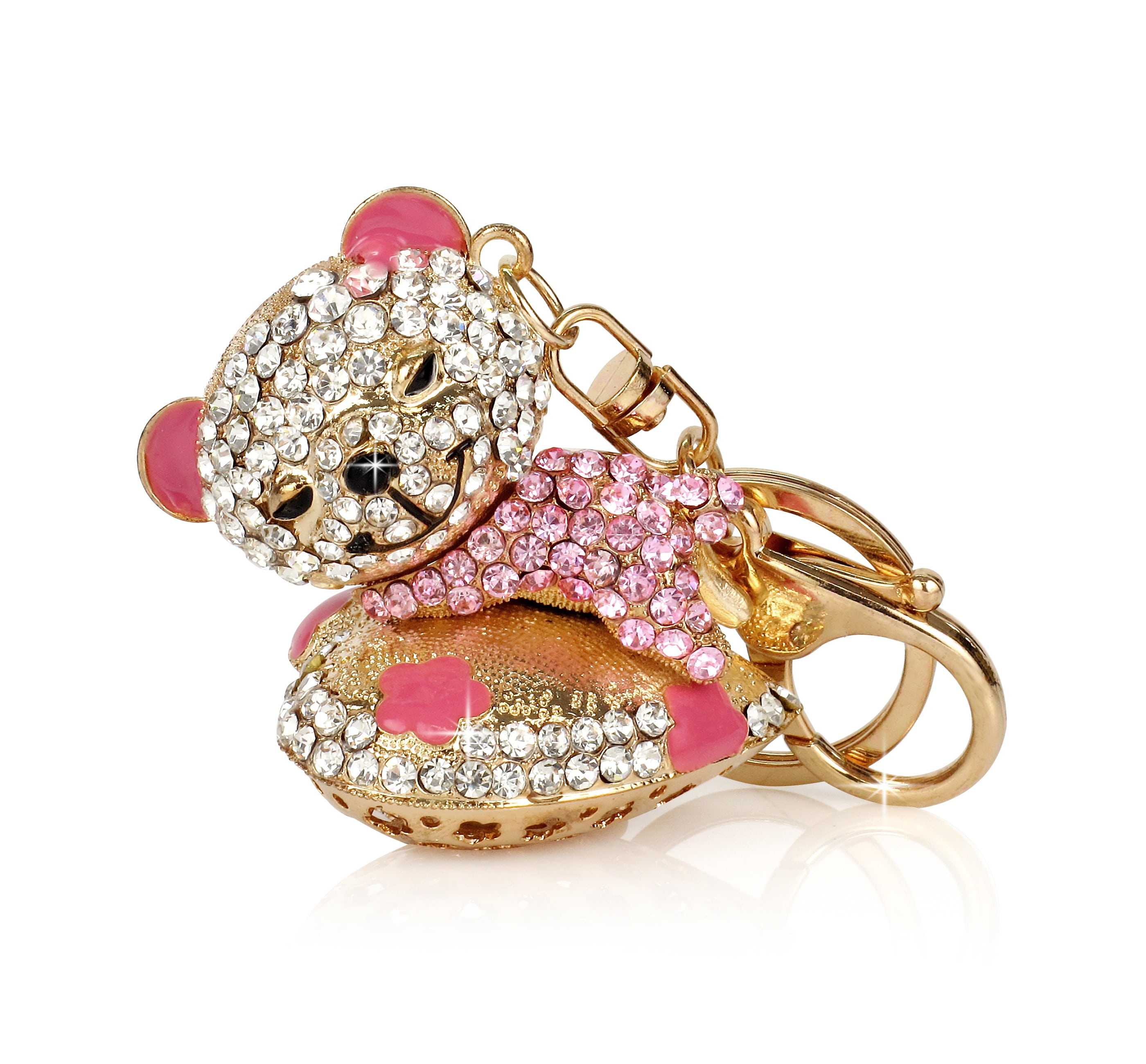 decoration, gift, teddy bear, packshot, wealth, copy space, metal, luxury, single object, cut out, key ring, colored, personal Accessory, precious gem, HD Wallpaper
