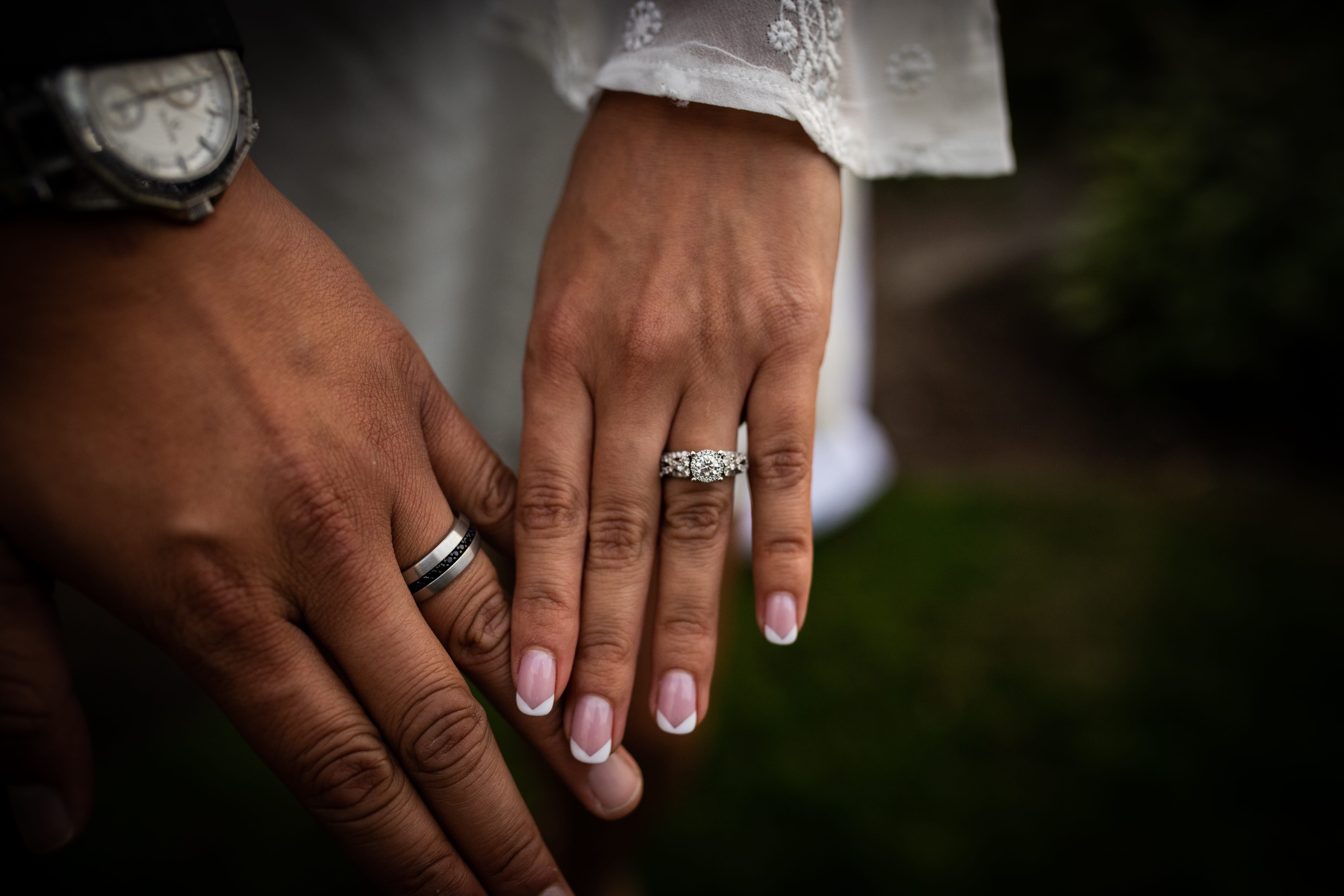 gemstone, bride, plant, couple - relationship, manicure, women, fashion, diamond, wedding ceremony, nail, person, hand, accessory, 5K, emotion, human hand, HD Wallpaper
