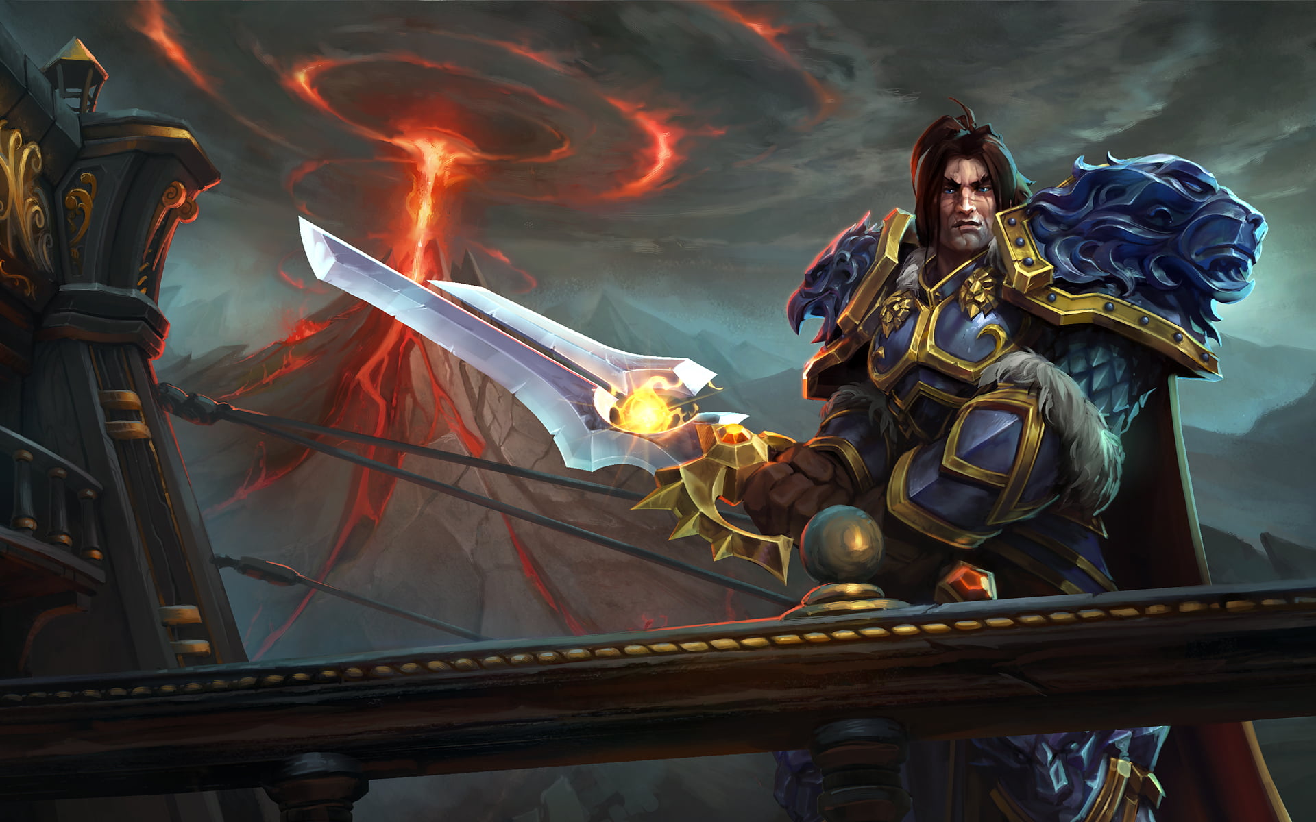 Varian Wrynn, Heroes of the Storm, Video Game, 1080P, HD Wallpaper